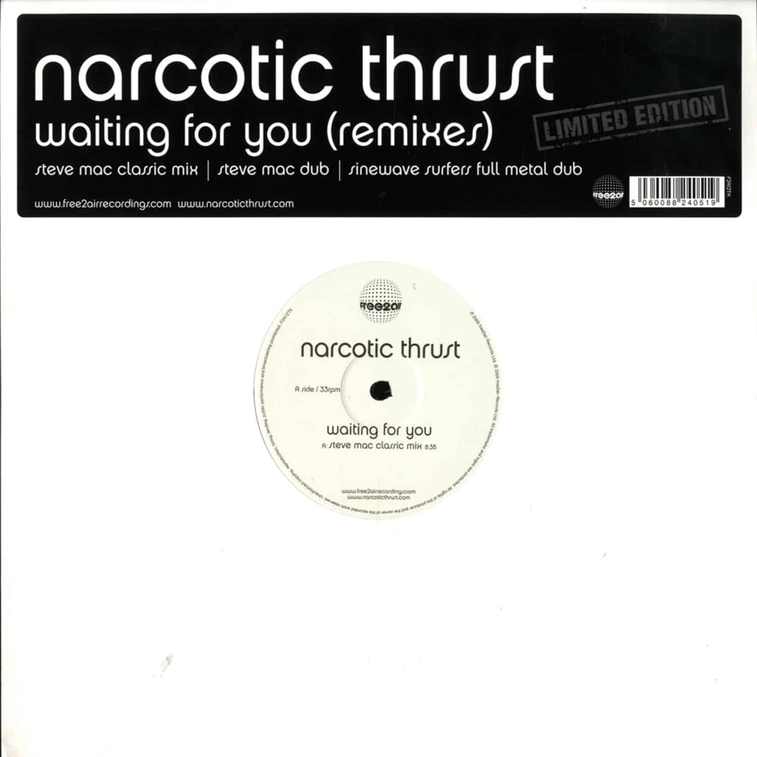 Narcotic Thrust - WAITING FOR YOU REMIXES