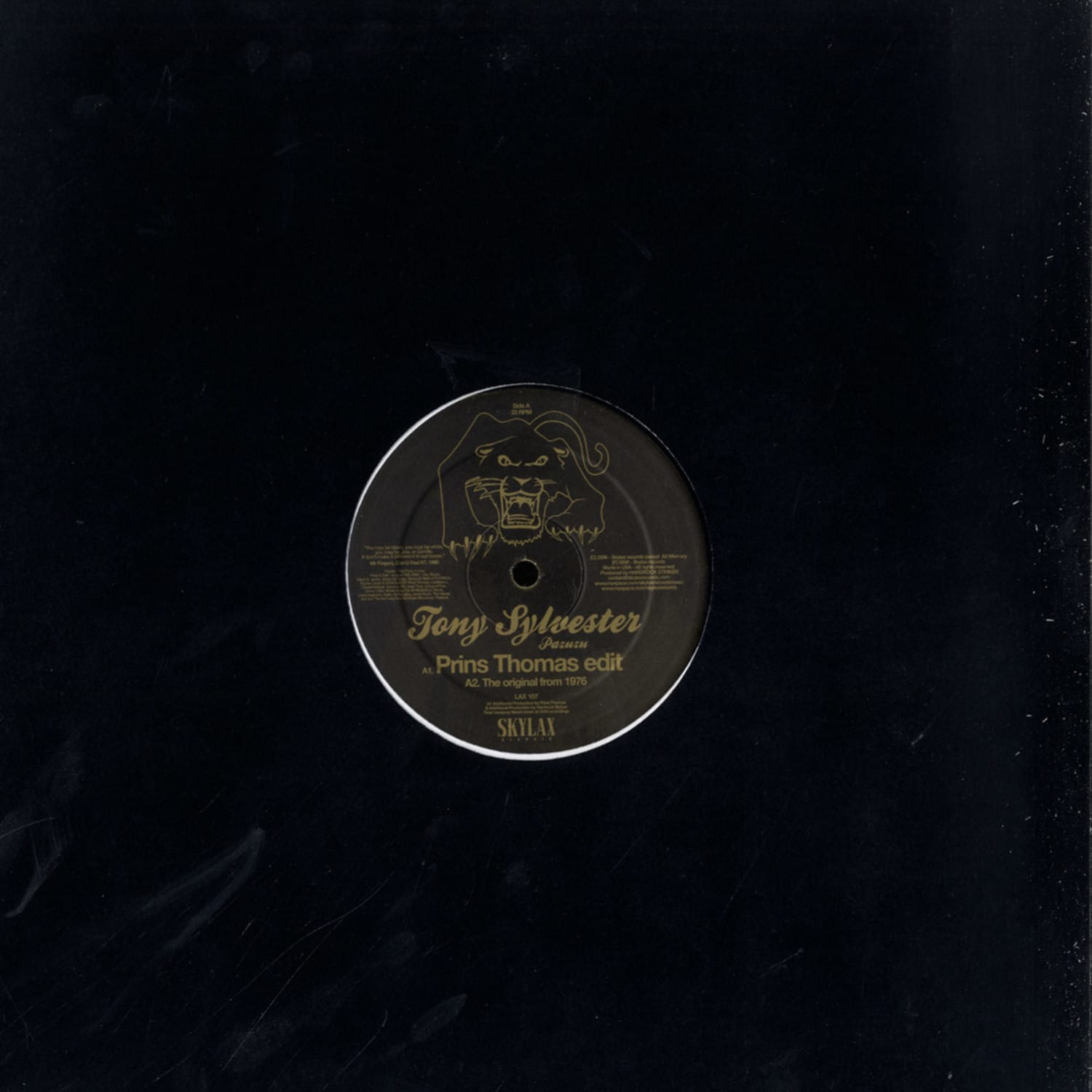 Tony Sylvester - PAZUZU - PRINS THOMAS EDIT