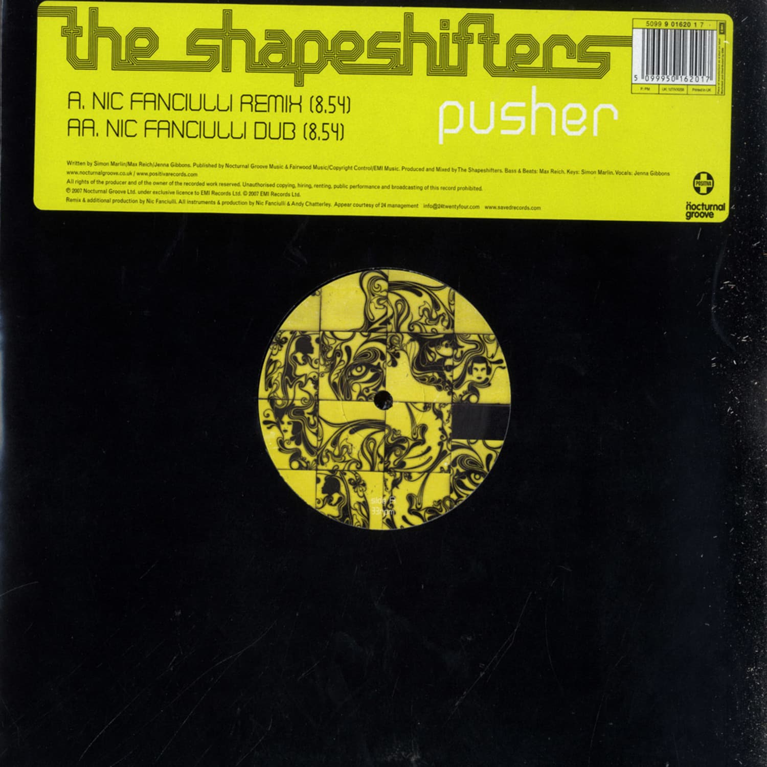 The Shapeshifters - PUSHER - NIC FANCIULLI REMIX