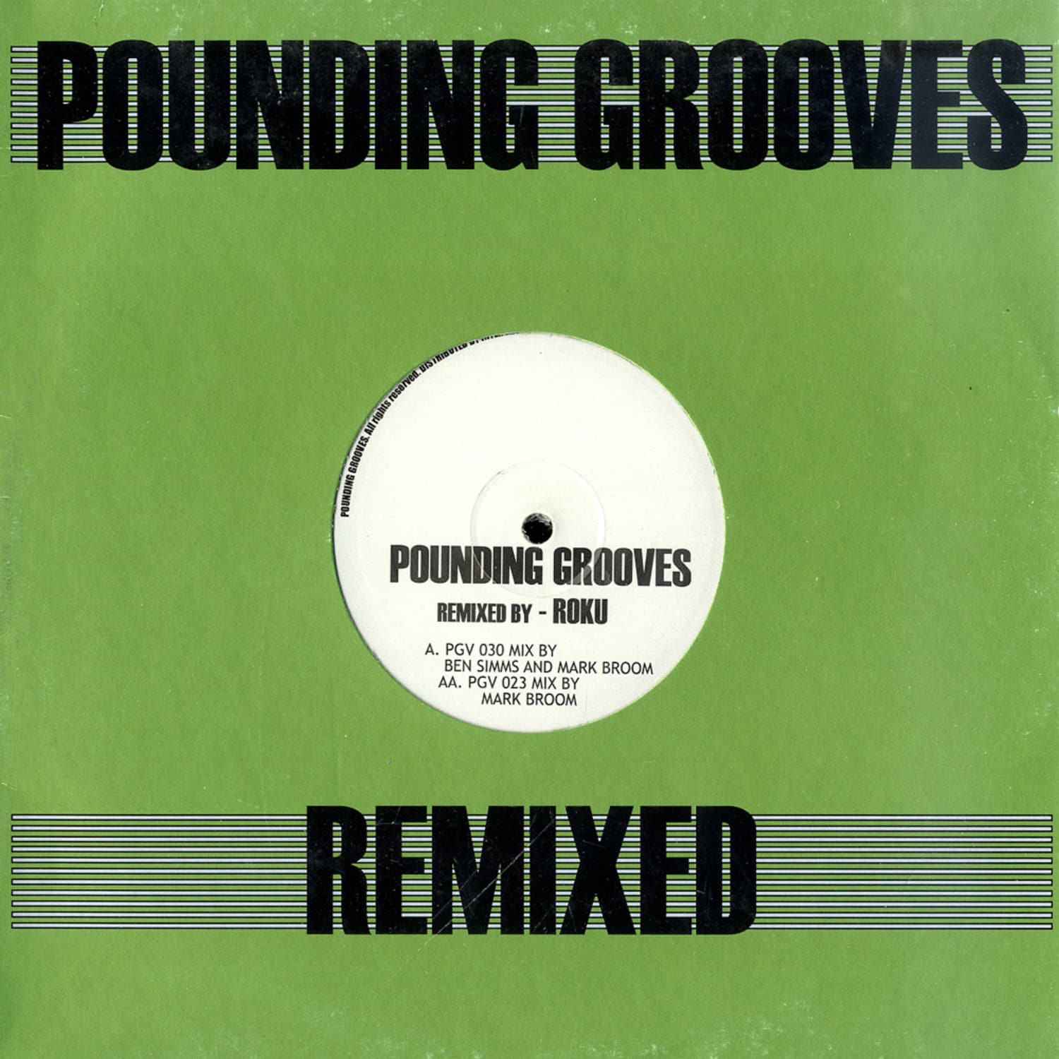 Pounding Grooves Remixed - BEN SIMS AND MARK BROOM REMIXES 