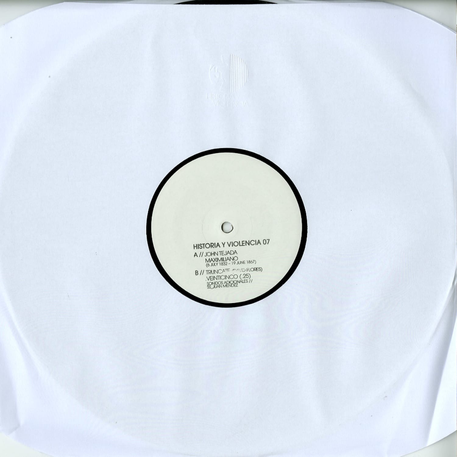 John Tejada / Truncate feat. Silent Servant - MAXIMILIANO / VEINTICINCO 