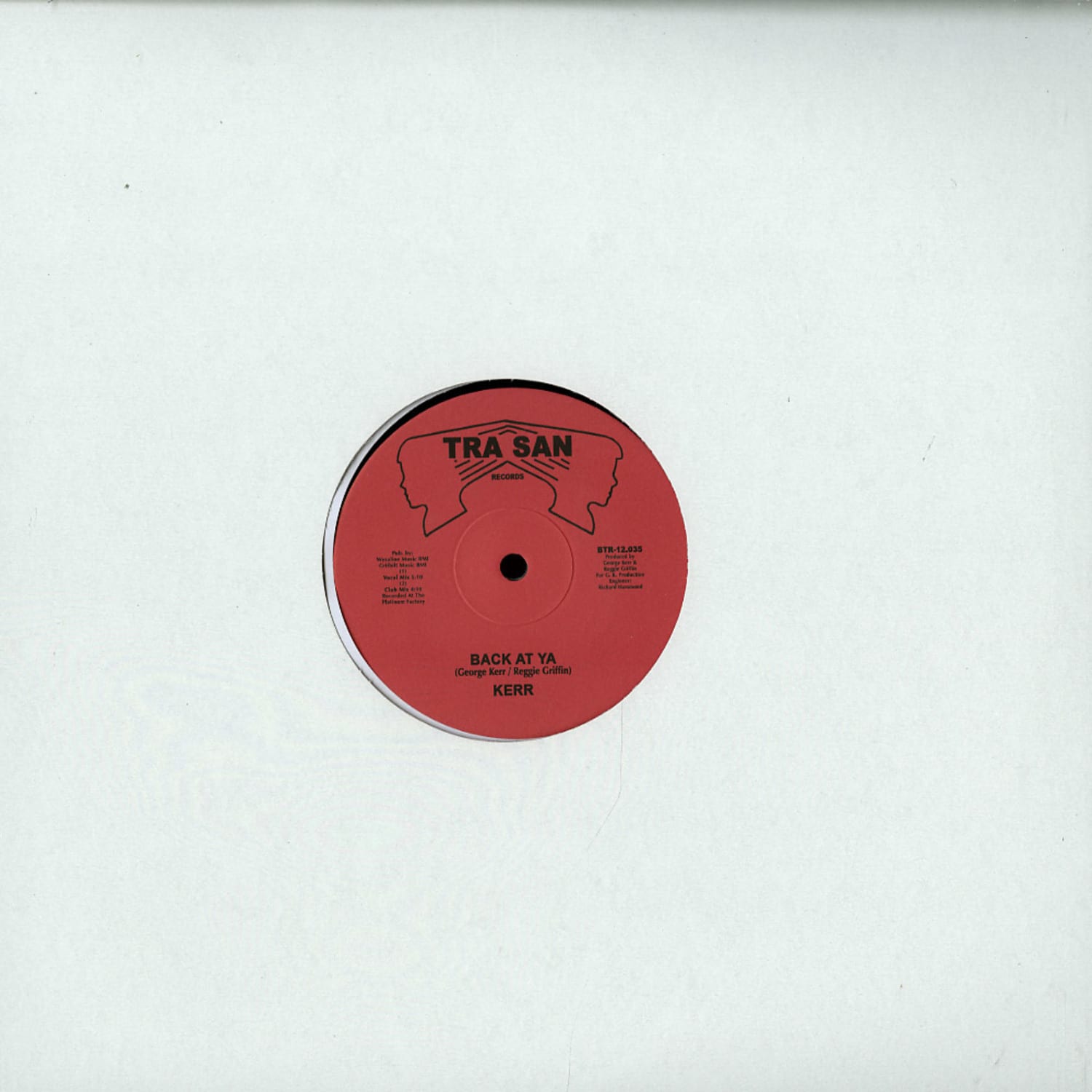 Kerr - BACK AT YA / SO IN LOVE