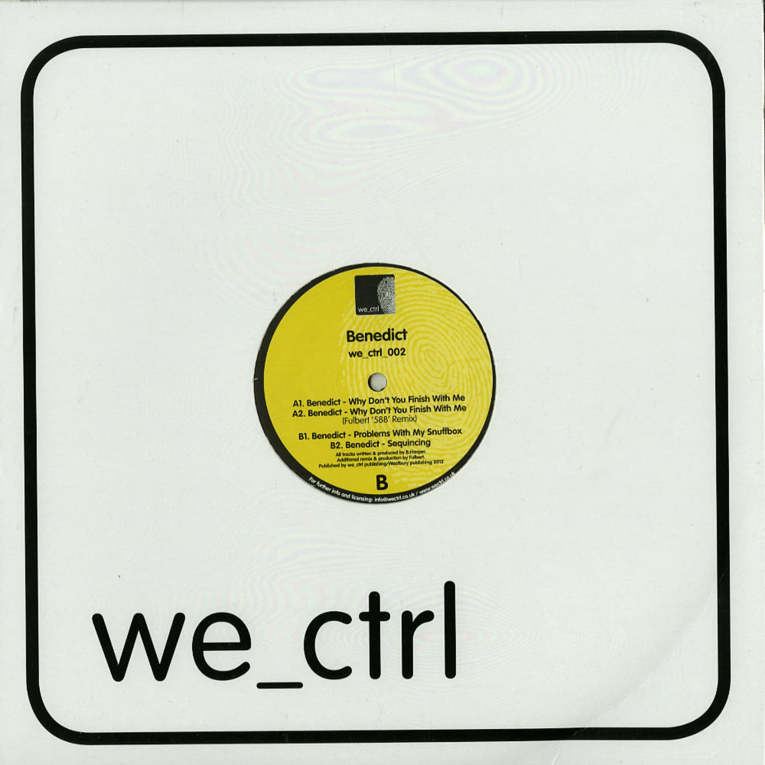 Benedict - WE_CTRL 2