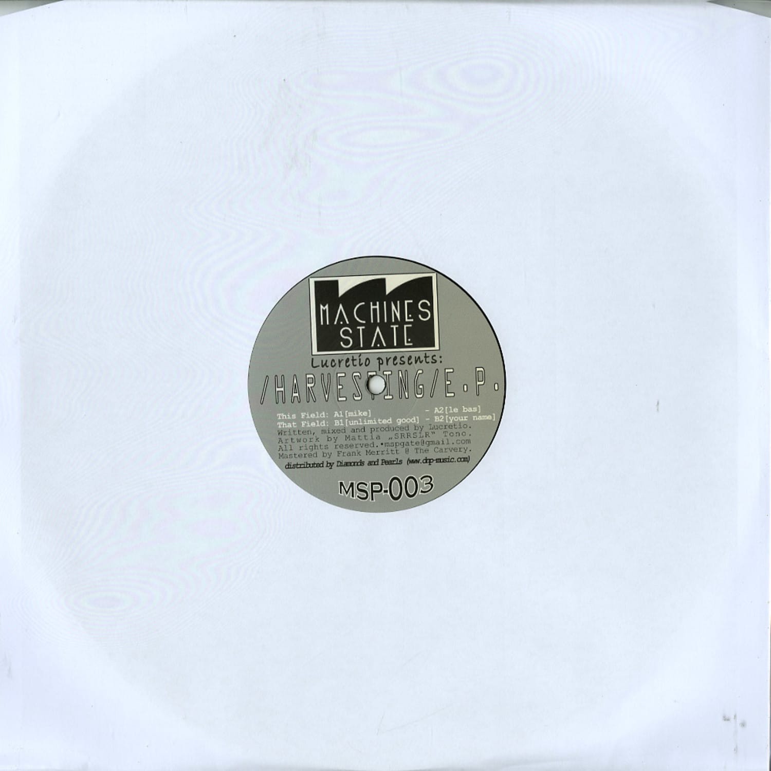 Lucretio - HARVESTING EP