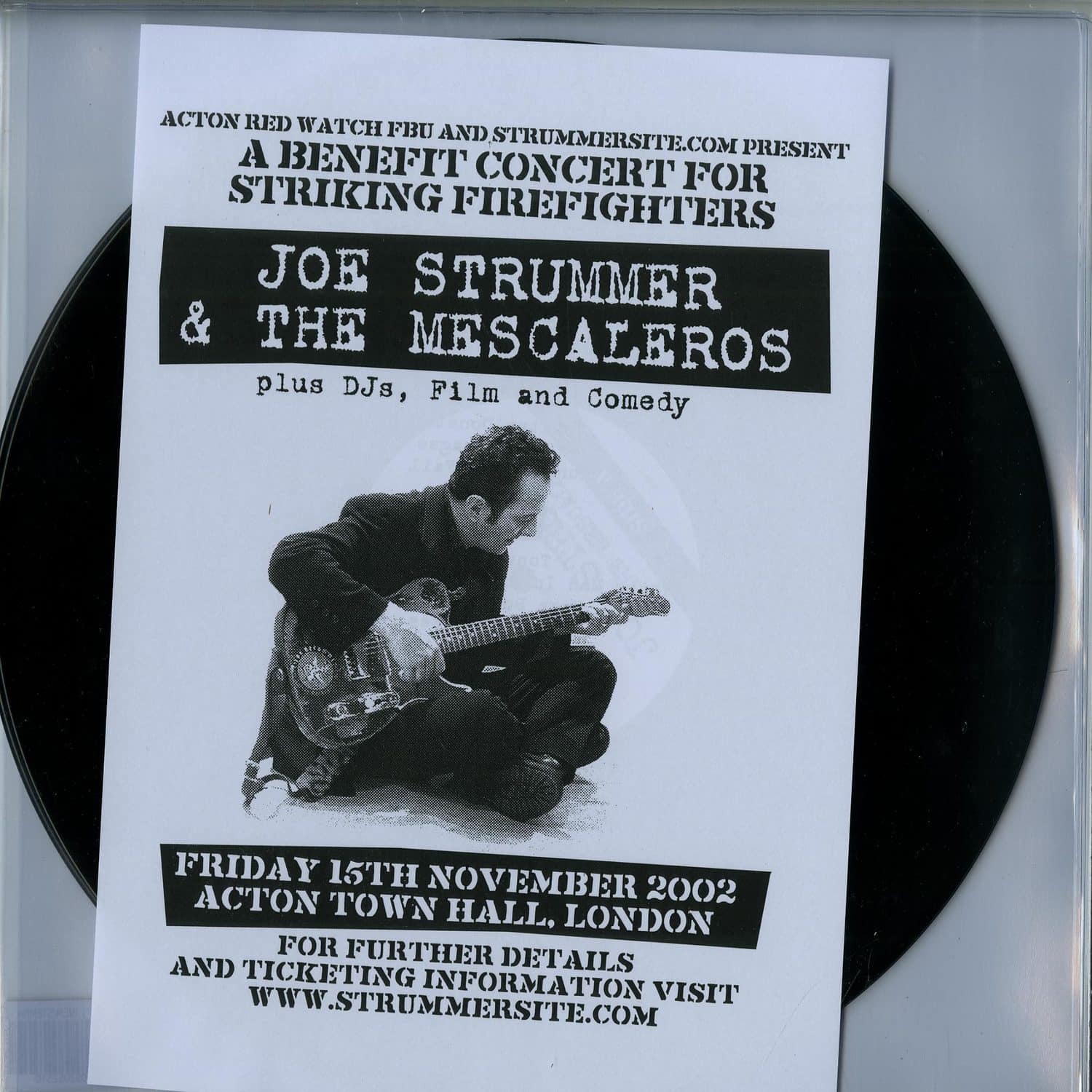 Joe Strummer & The Mescaleros - LIVE AT ACTON TOWN HALL, LONDON 2002 