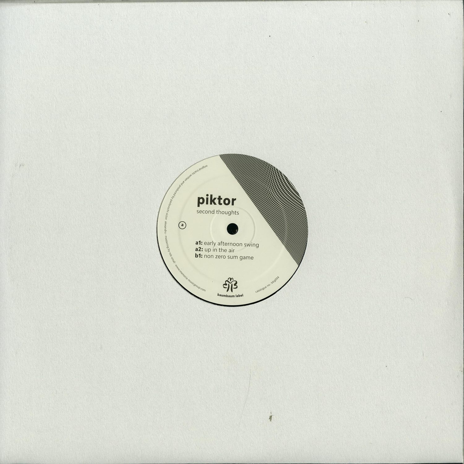 Piktor - SECONDS THOUGHTS EP 