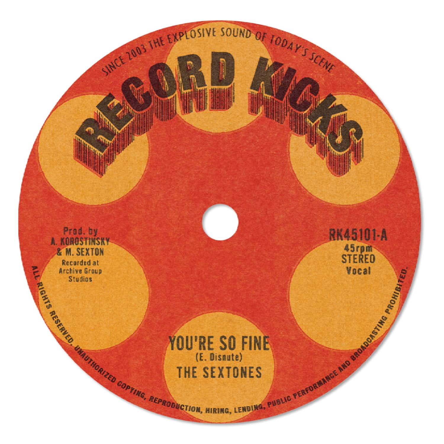 The Sextones - YOU RE SO FINE / COWBOYS TO GIRLS 