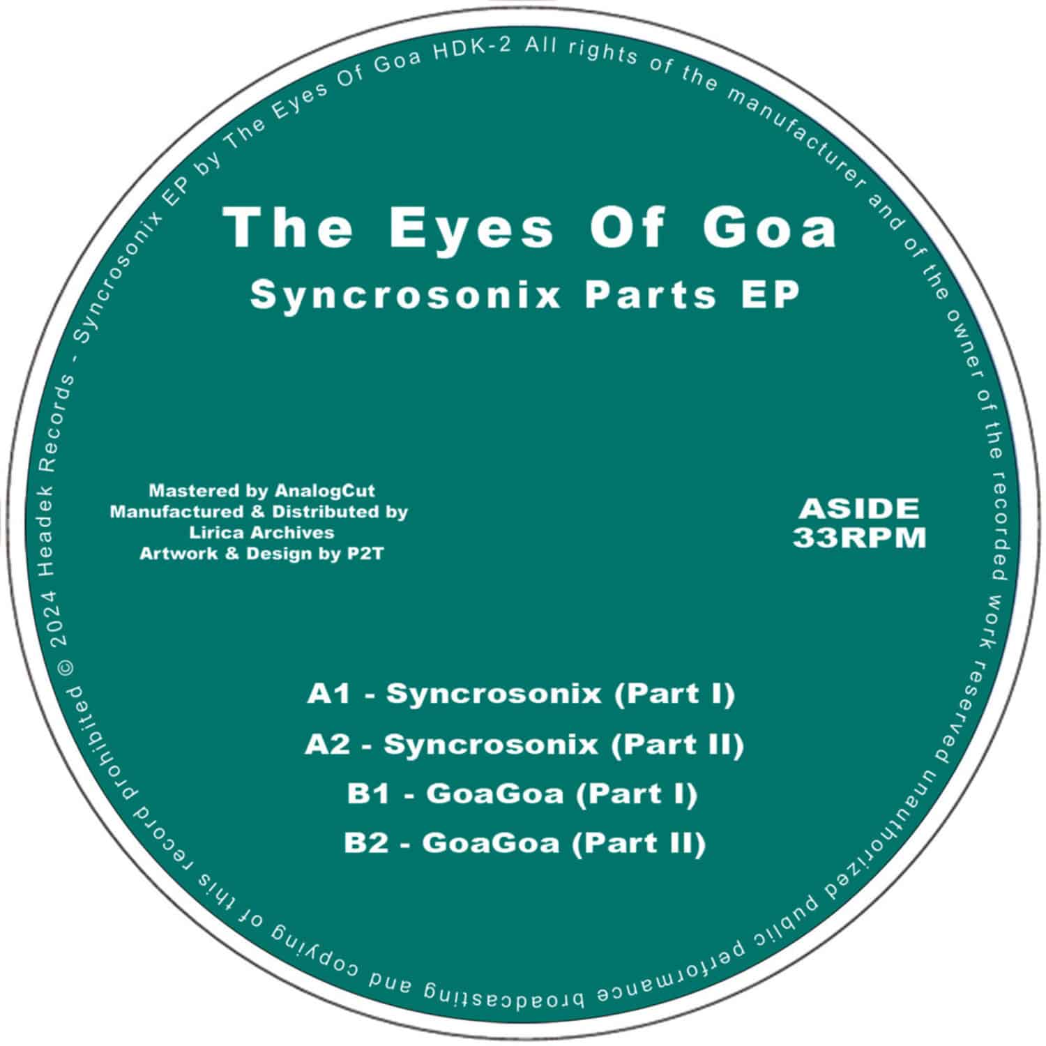 The Eyes Of Goa - Syncrosonix EP