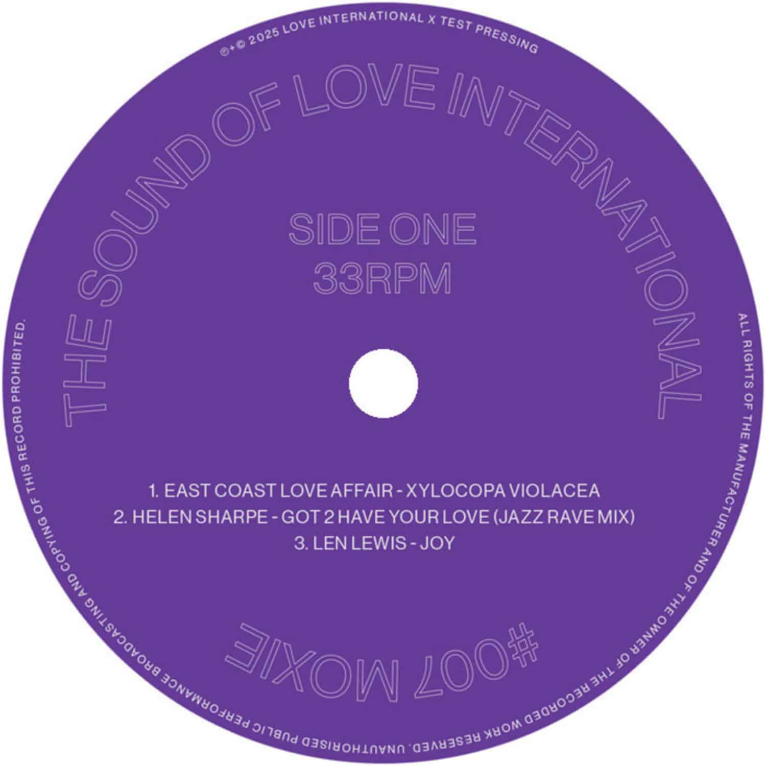 Moxie presentsVarious Artists - THE SOUND OF LOVE INTERNATIONAL #007 