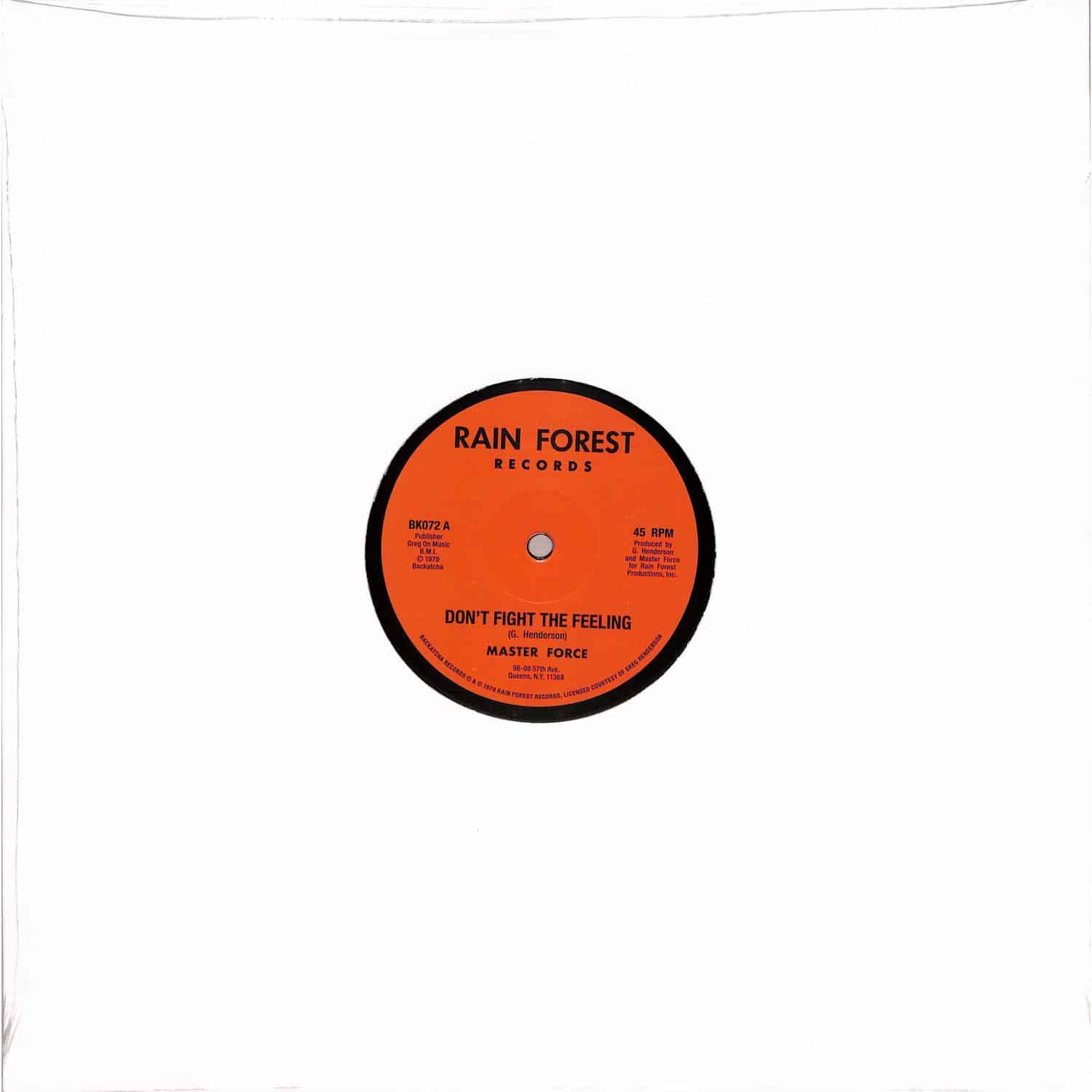 Master Force - DONT FIGHT THE FEELING / HEY GIRL