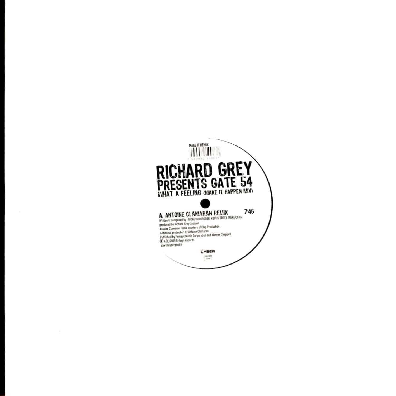 Richard Grey presents Gate 54 - WHAT A FEELING 