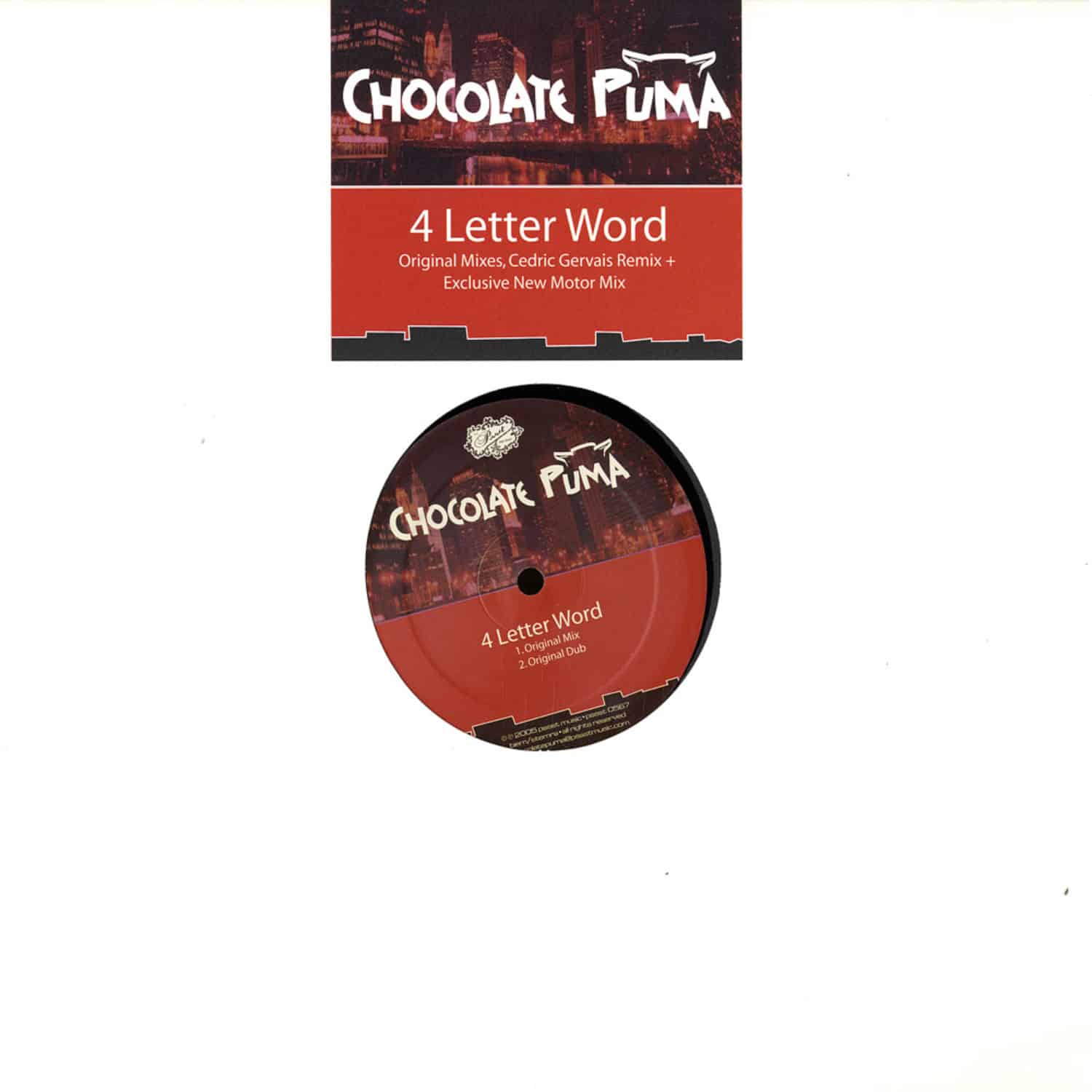 Chocolate Puma - 4 LETTER WORD
