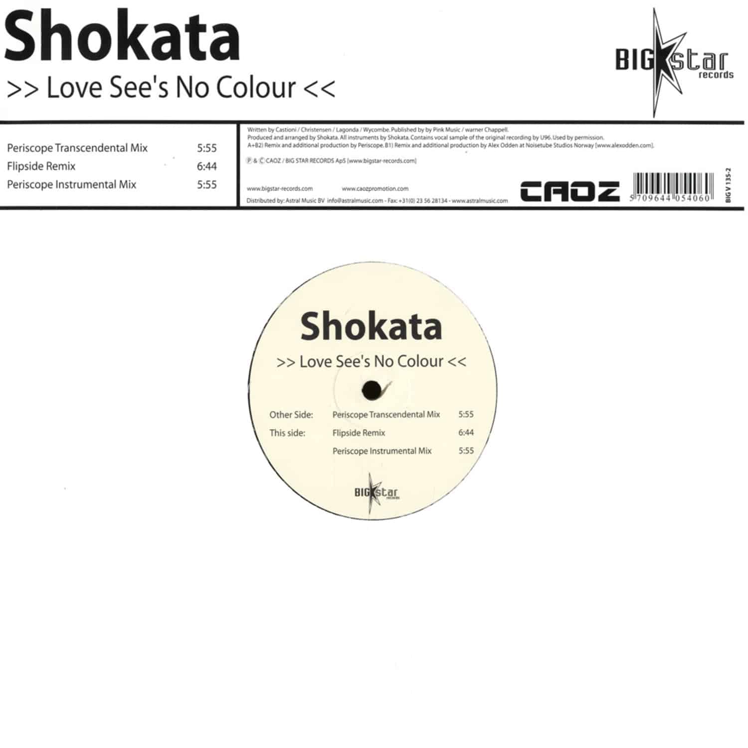 Shokata - LOVE SESS NO COLOUR 