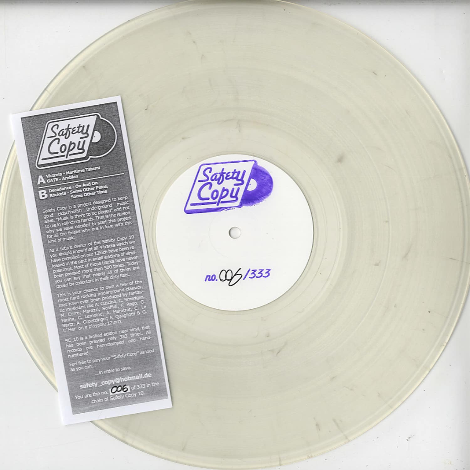 Various Artists - SAFETY COPY VOL 10 