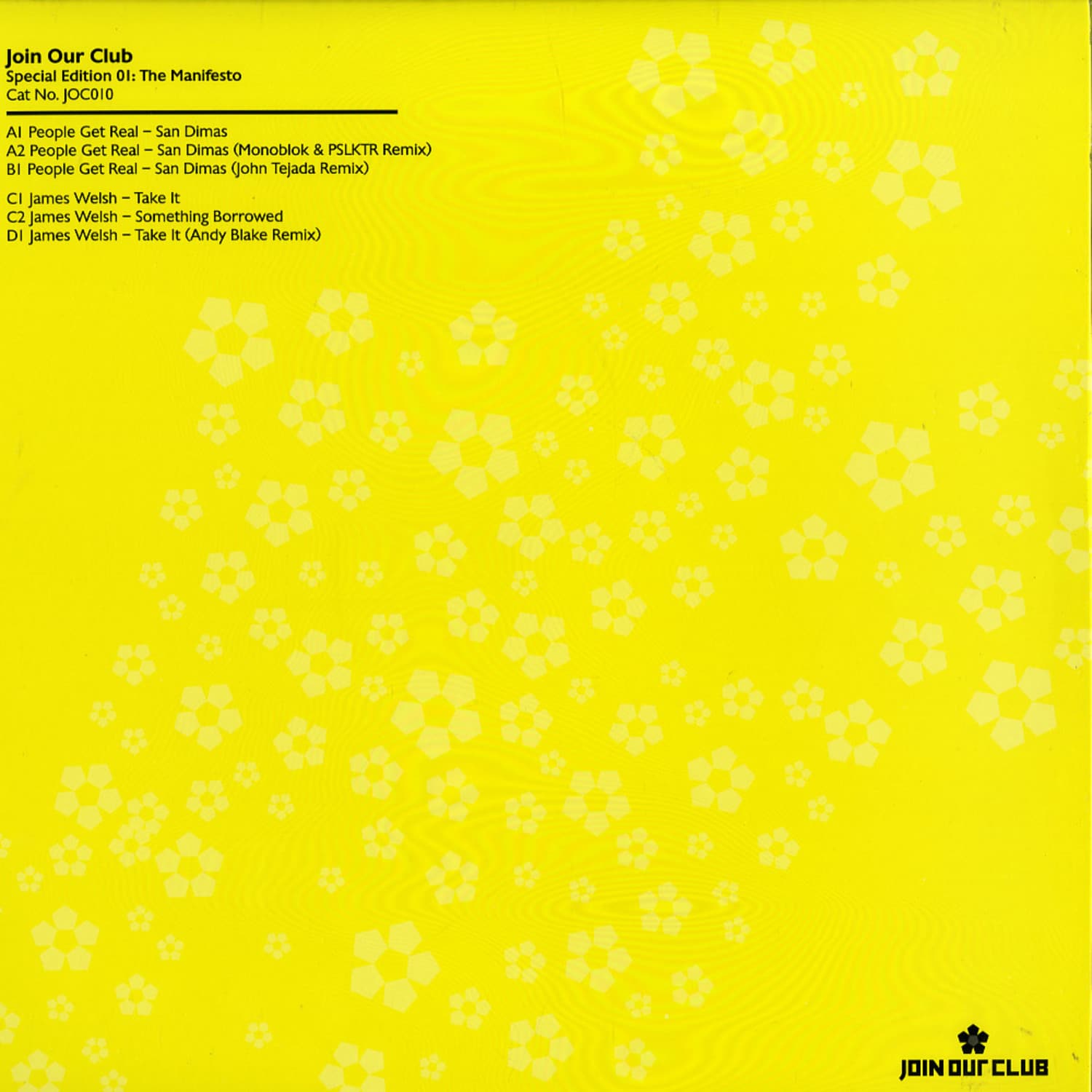 People Get Real / James Welsh - SPECIAL EDITION 01: THE MANIFESTO 