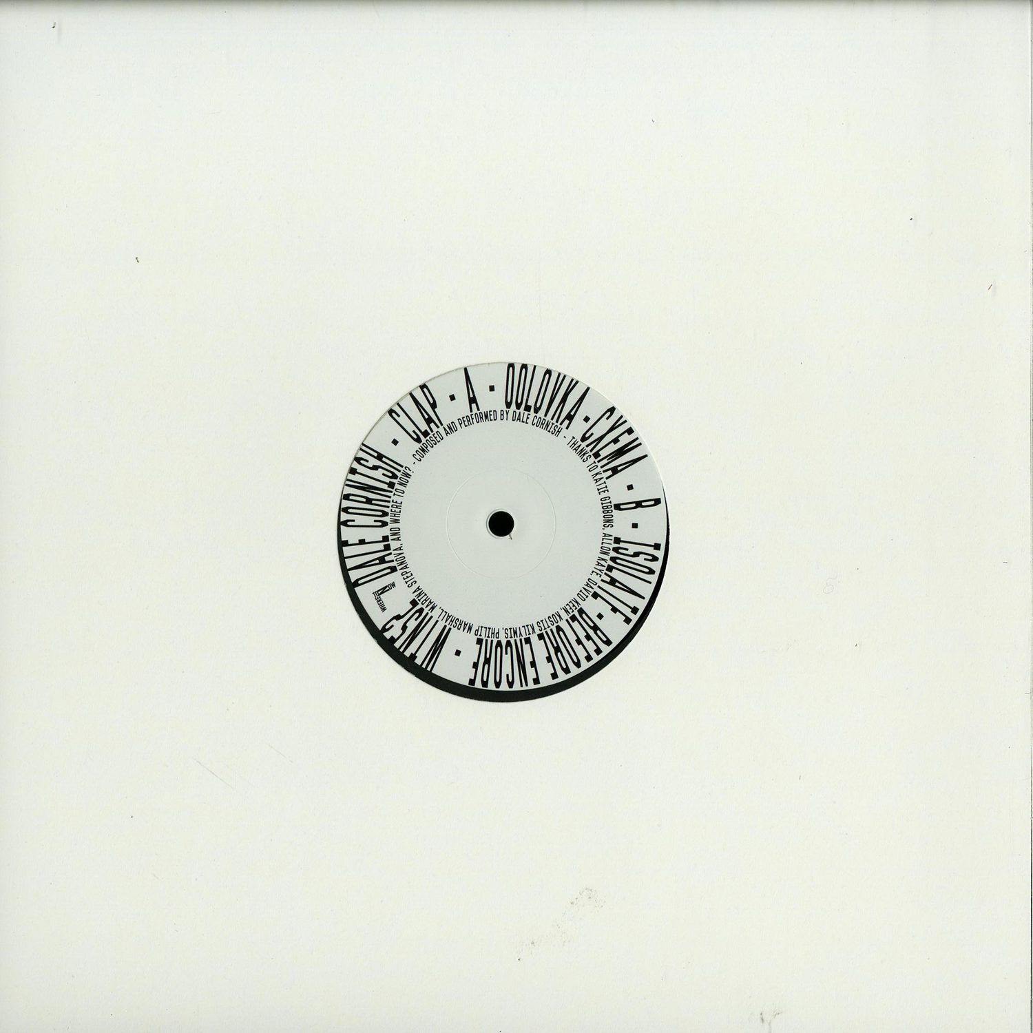 Dale Cornish - CLAP