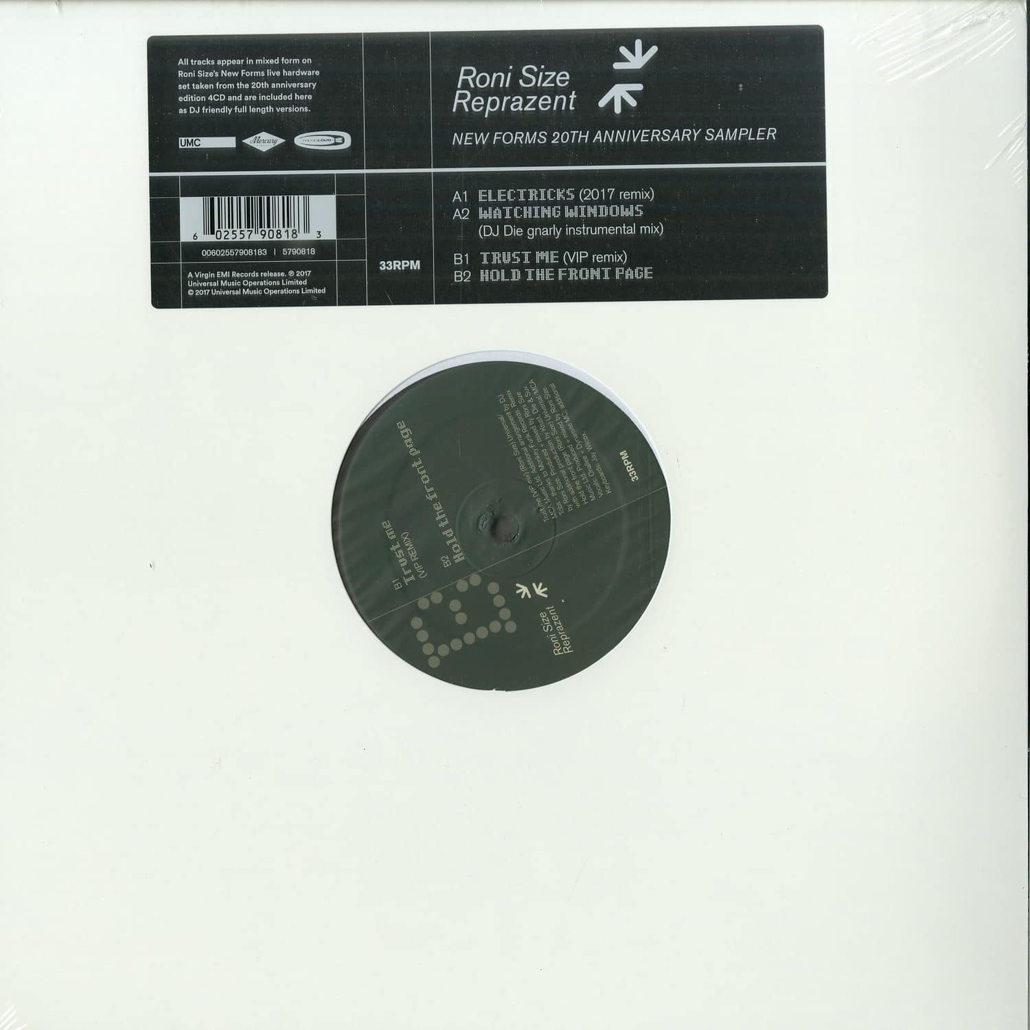 Roni Size / Reprazent - NEW FORMS 20TH ANNIVERSARY 4 TRACK SAMPLER