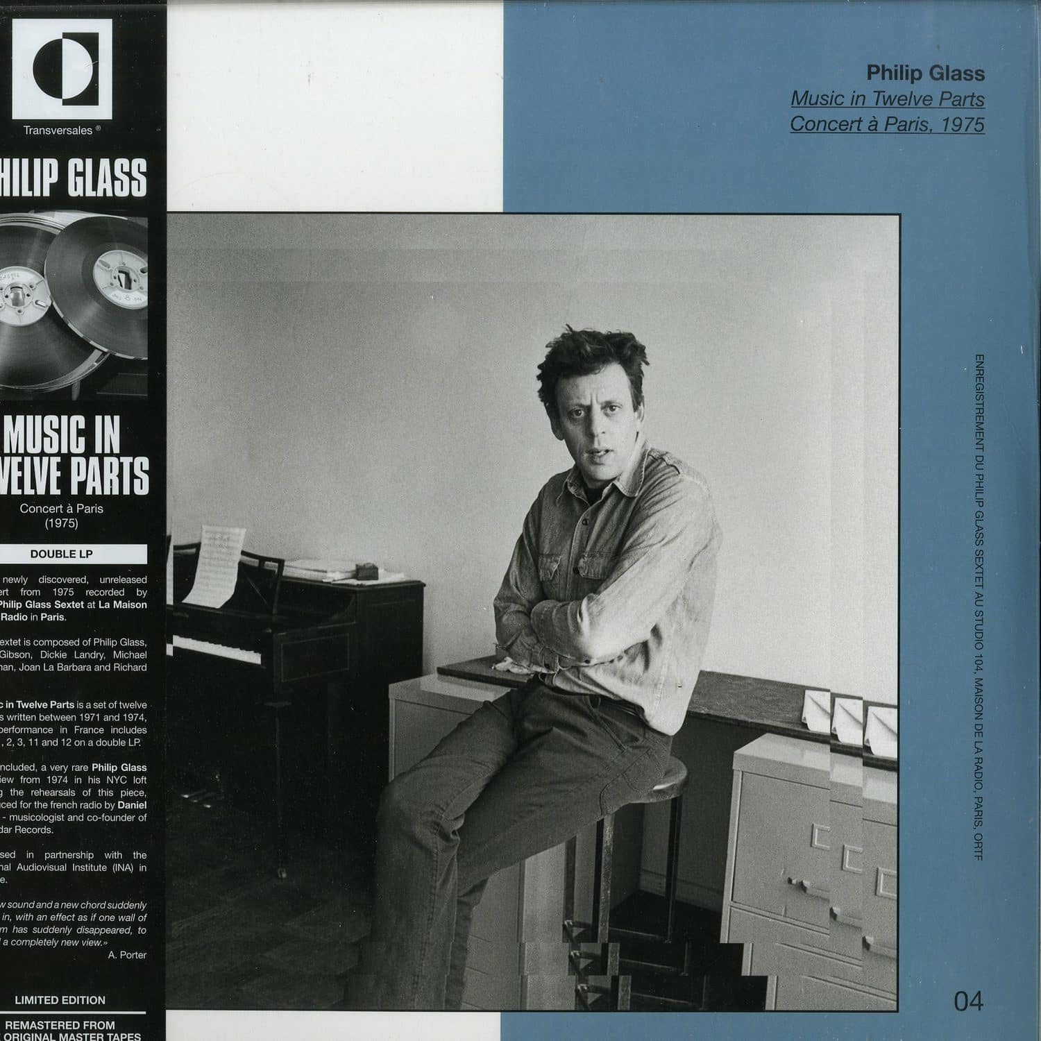 Philip Glass - MUSIC IN TWELVE PARTS 