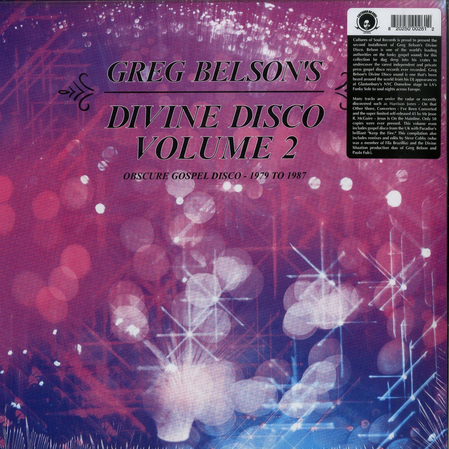 Greg Belsons Divine Disco - VOLUME TWO: OBSCURE GOSPEL DISCO 1979-1987 