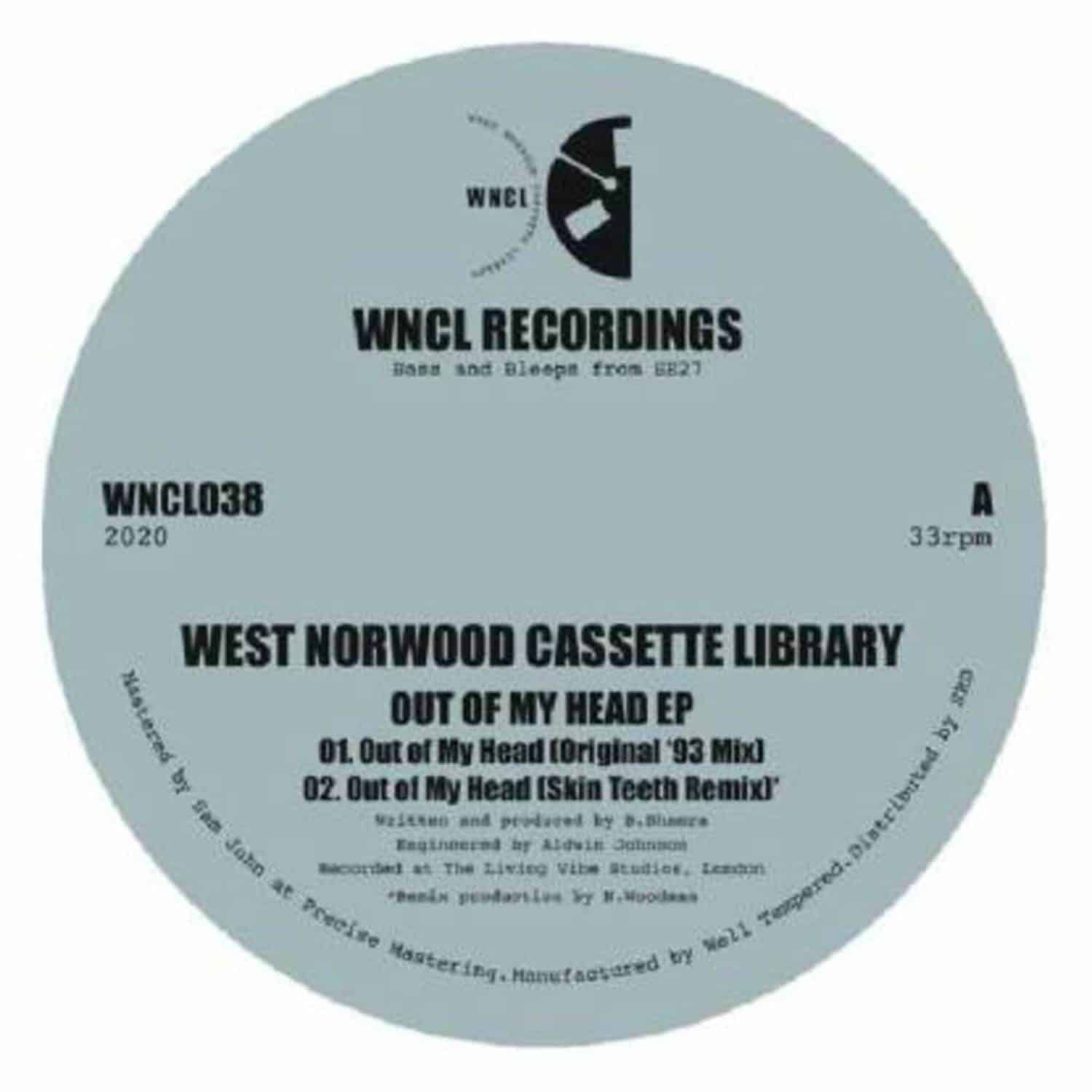 West Norwood Cassette Library - OUT OF MY HEAD EP