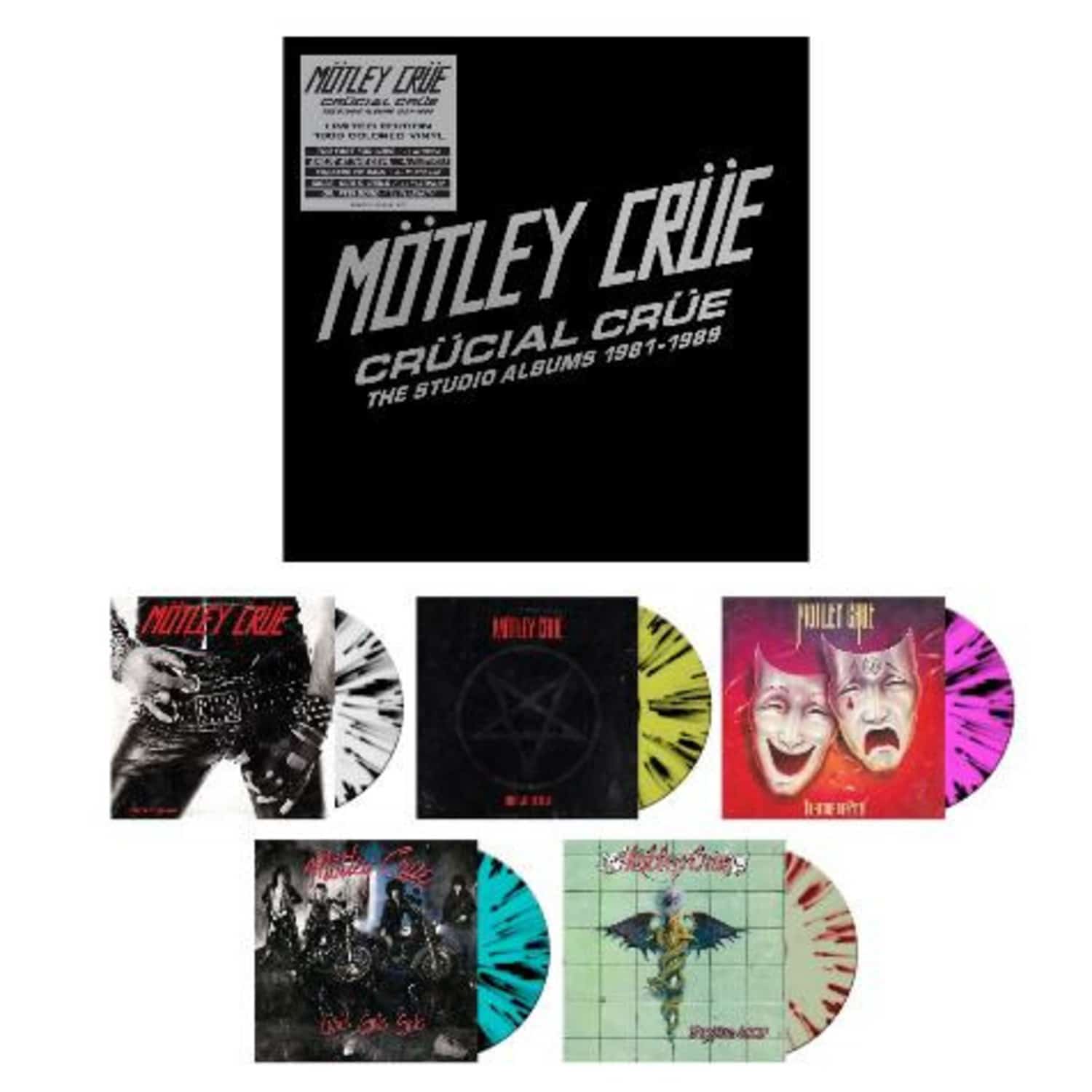 Mtley Cre - CRCIAL CRE-THE STUDIO ALBUMS 1981-1989 