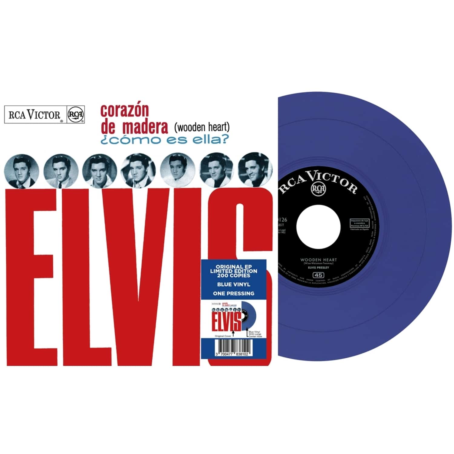Elvis Presley - EP ETRANGER N13 - CORAZON DE MADERA 
