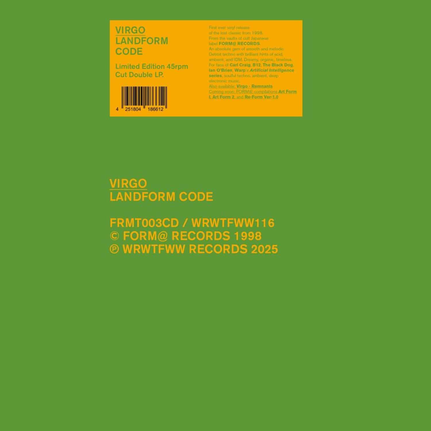 Virgo - LANDFORM CODE 