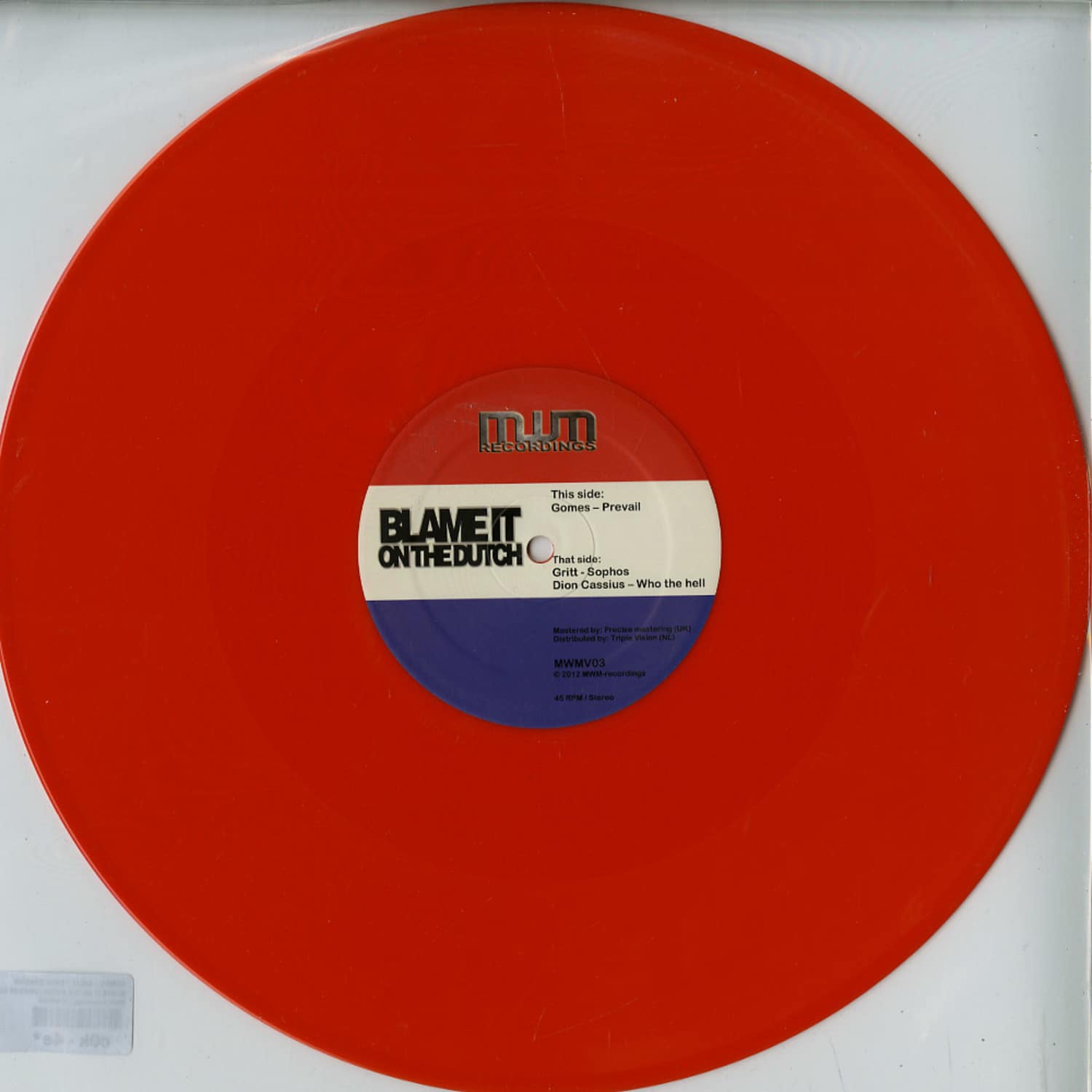 Gomes / Gritt / Dion Cassius - BLAME IT ON THE DUTCH 