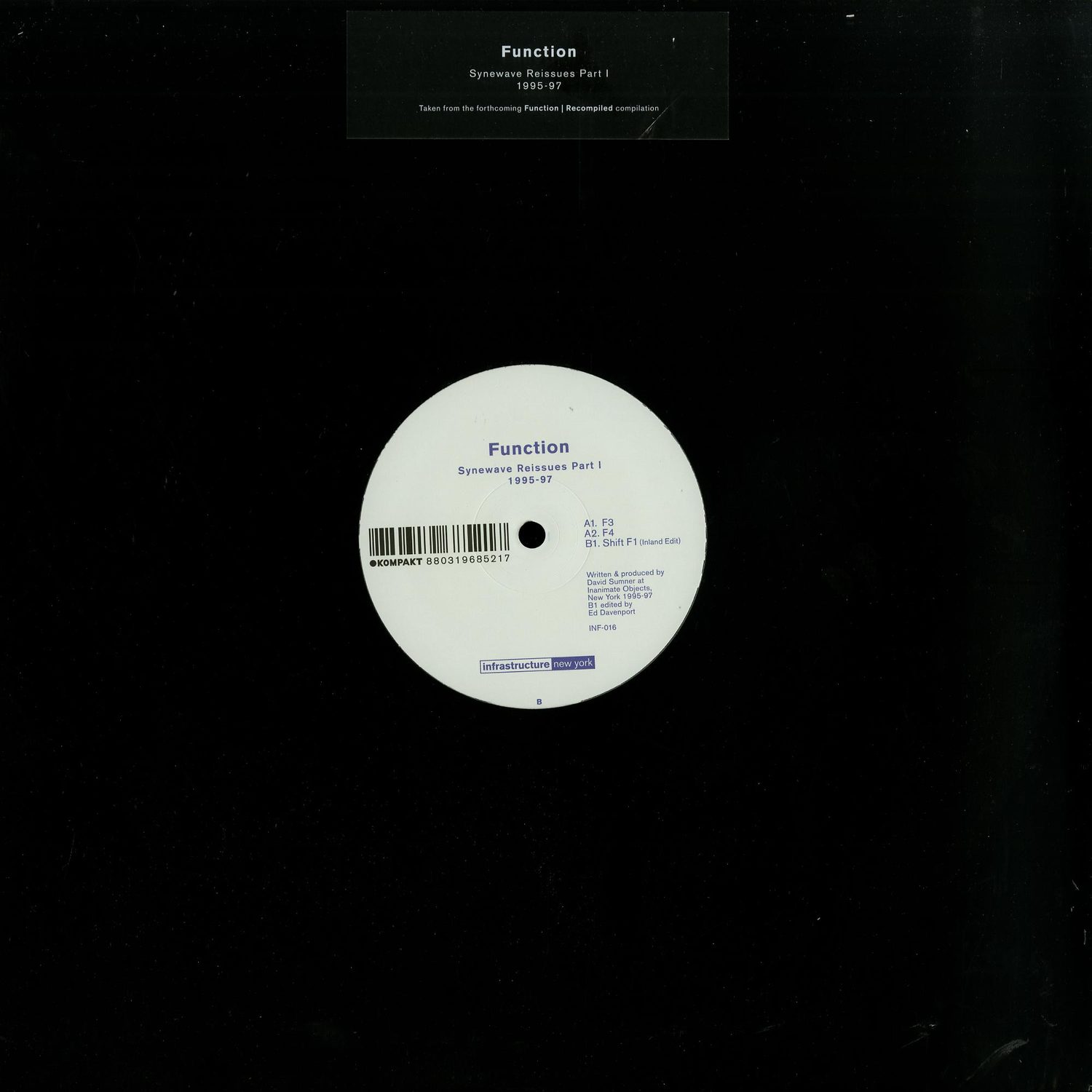 Function - SYNEWAVE REISSUES 1: 1995-97