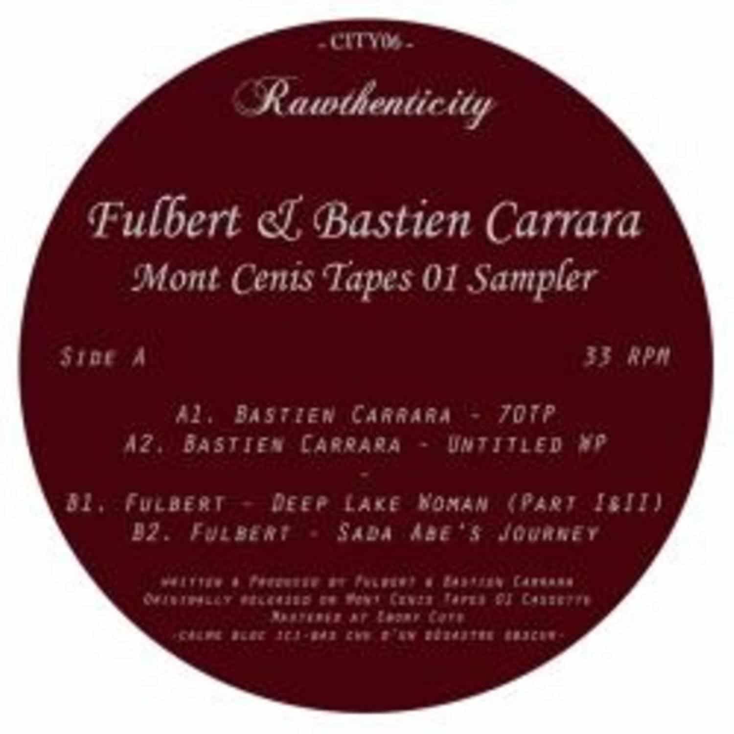 Fulbert & Bastien Carrara - MONT CENIS TAPES 01 SAMPLER