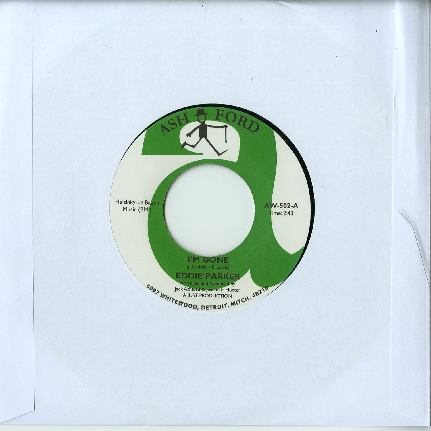 Eddie Parker - I M GONE / LOVE YOU BABY 