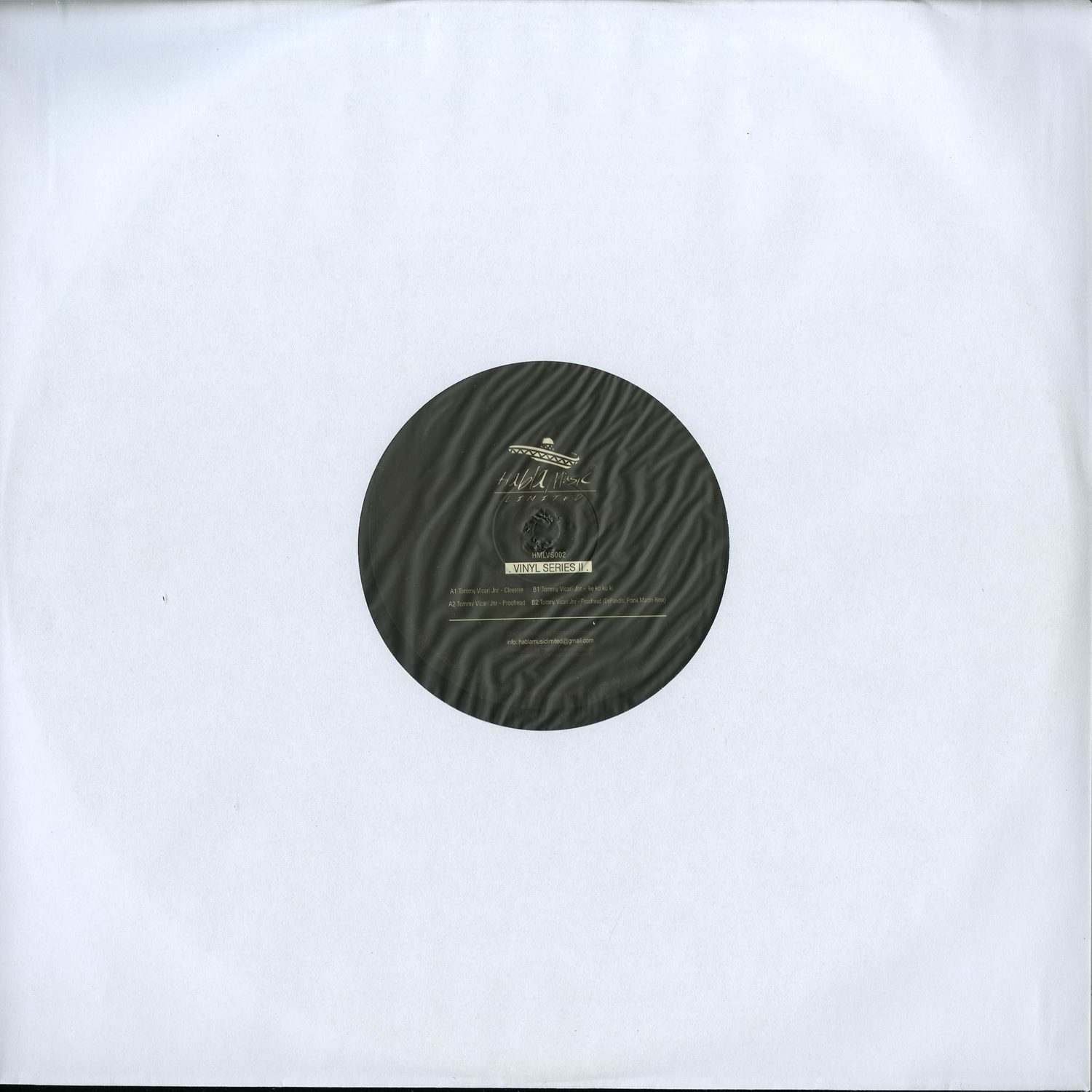 Tommy Vicari Jnr - VINYL SERIES 2 