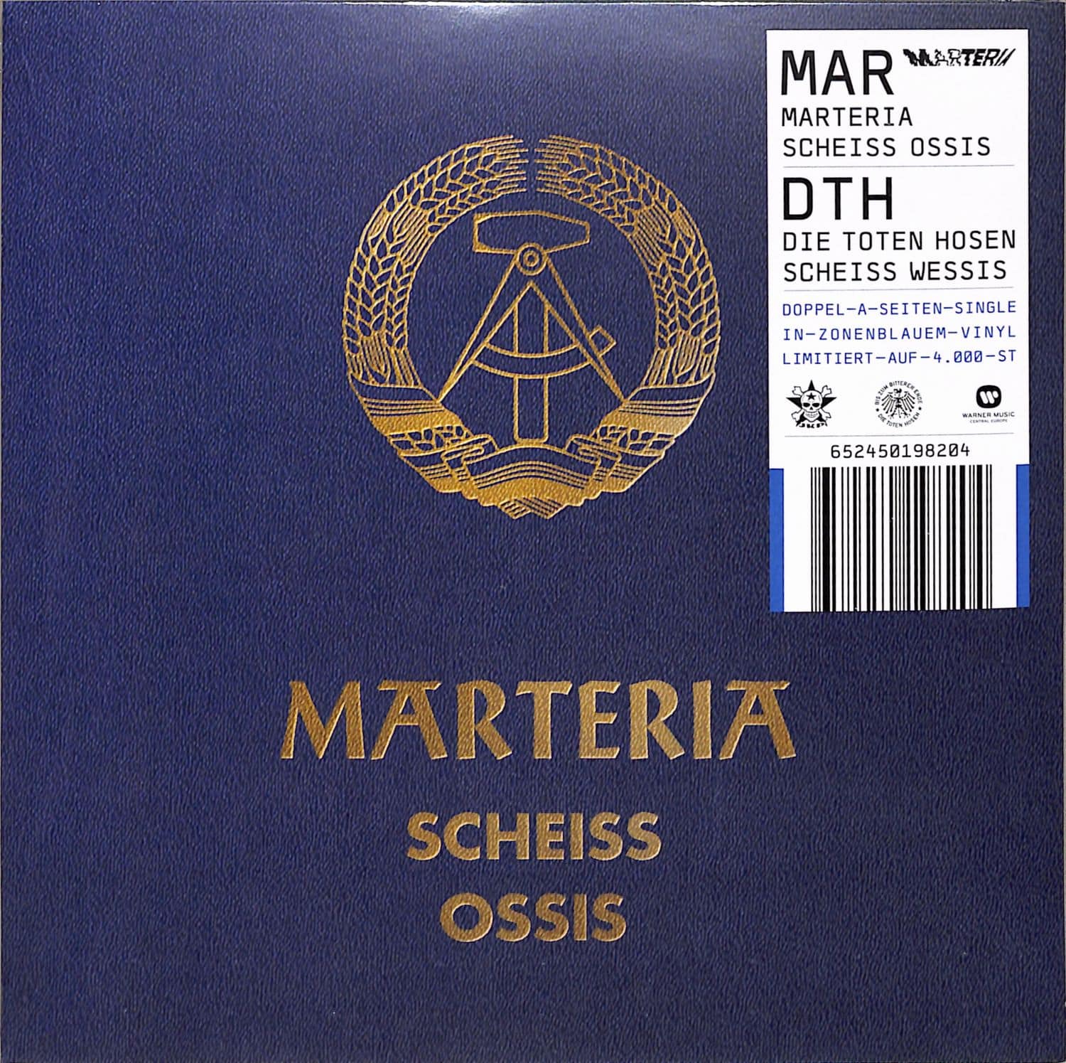 Marteria / Die Toten Hosen - SCHEISS OSSIS / SCHEISS WESSIS 
