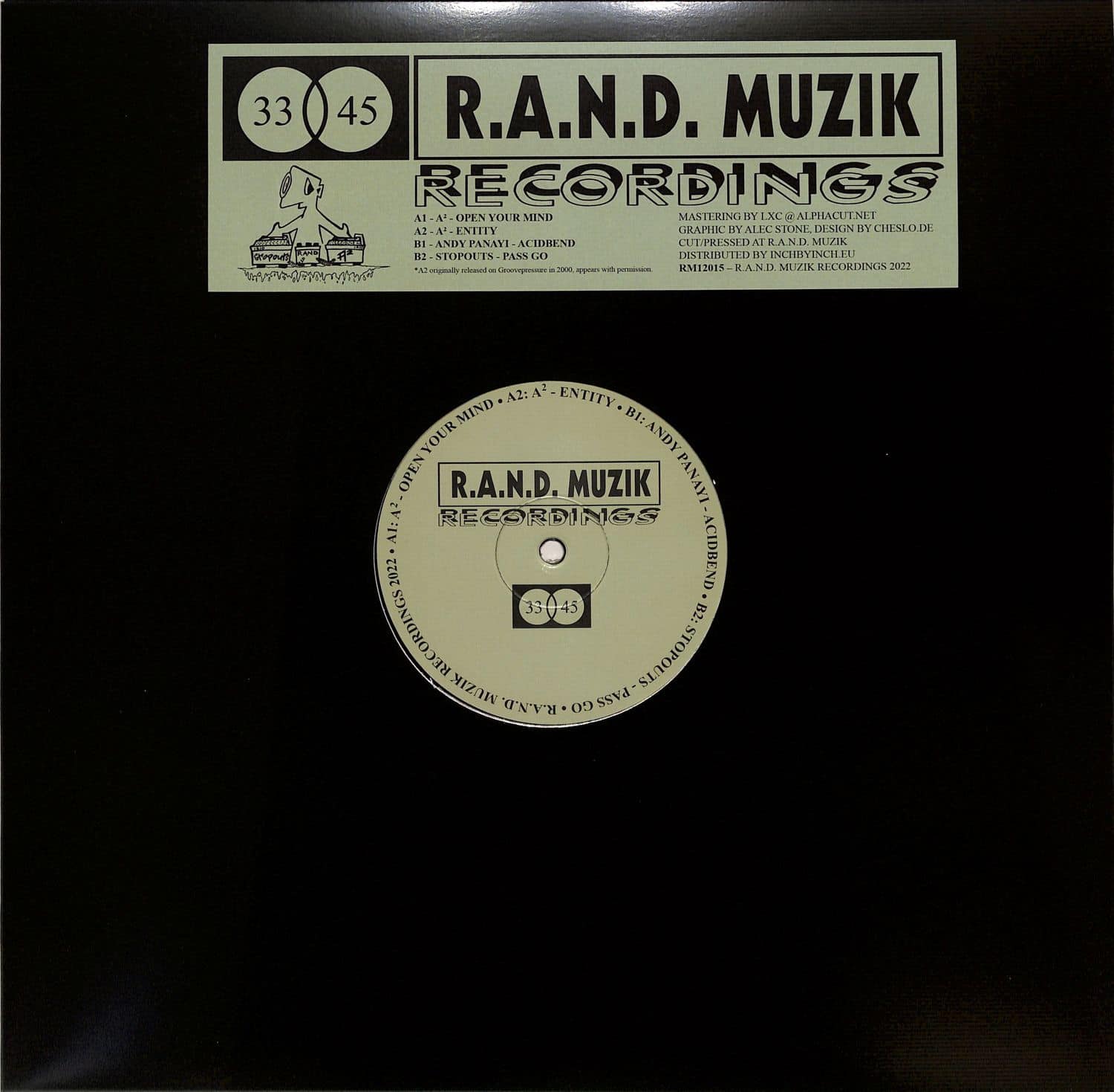 A2, Stopouts, Andy Panayi - RM12015