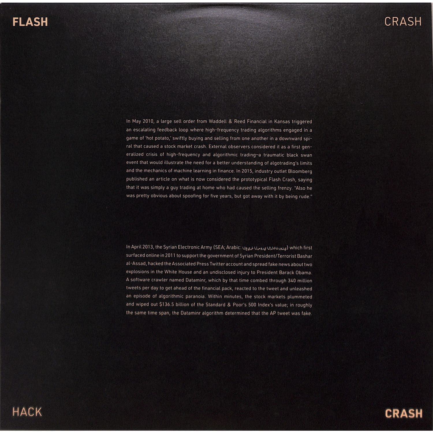 Various Artists - FLASH CRASH / HACK CRASH