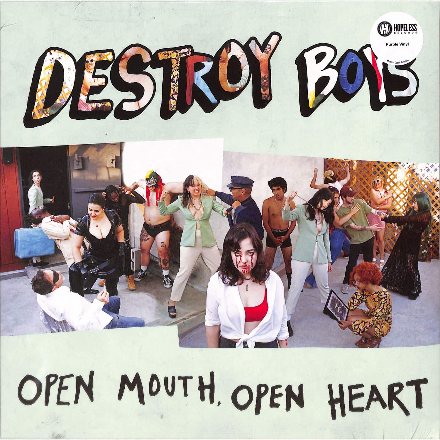 Destroy Boys - OPEN MOUTH OPEN HEART 