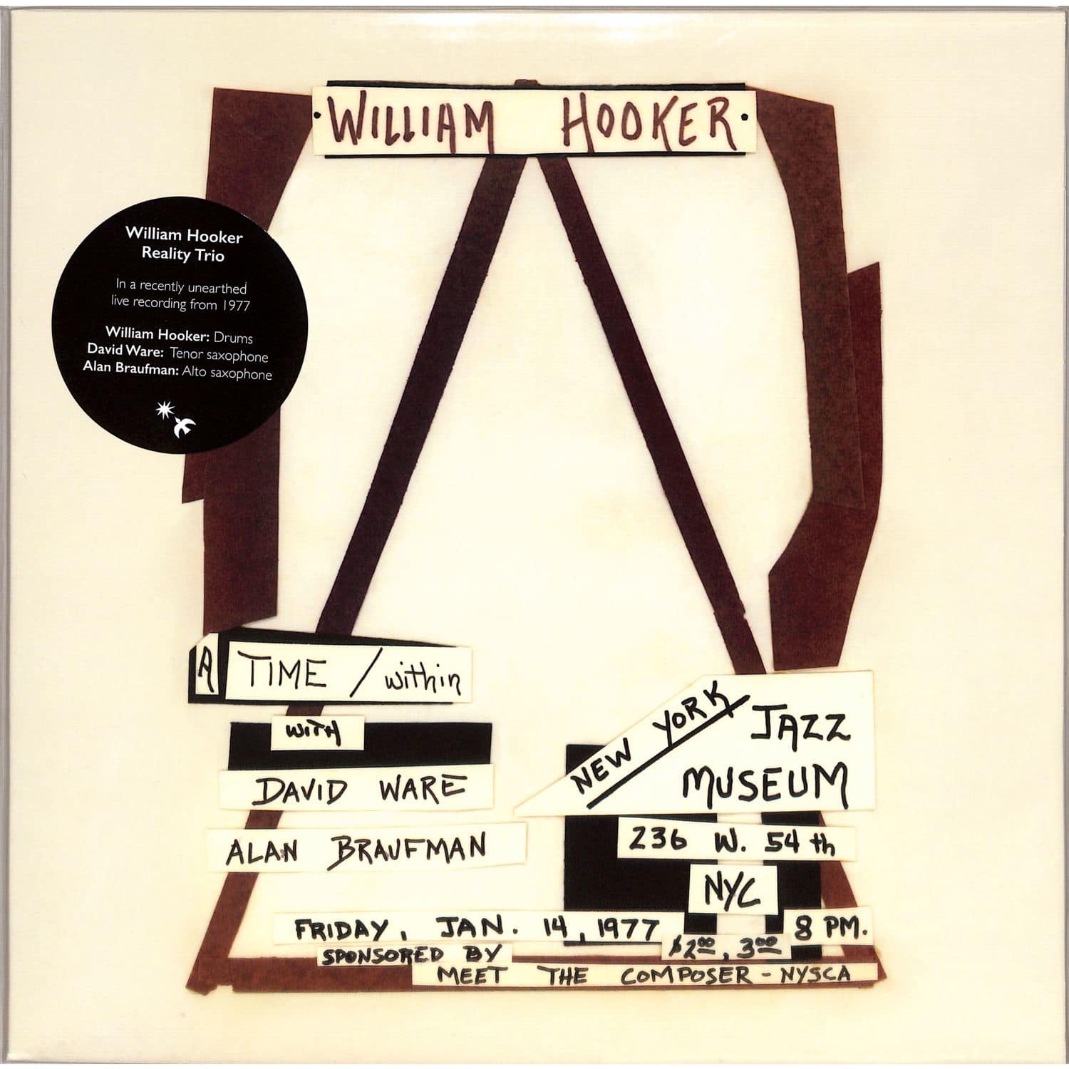William Hooker - A TIME / WITHIN: LIVE AT THE NEW YORK JAZZ MUSEUM 