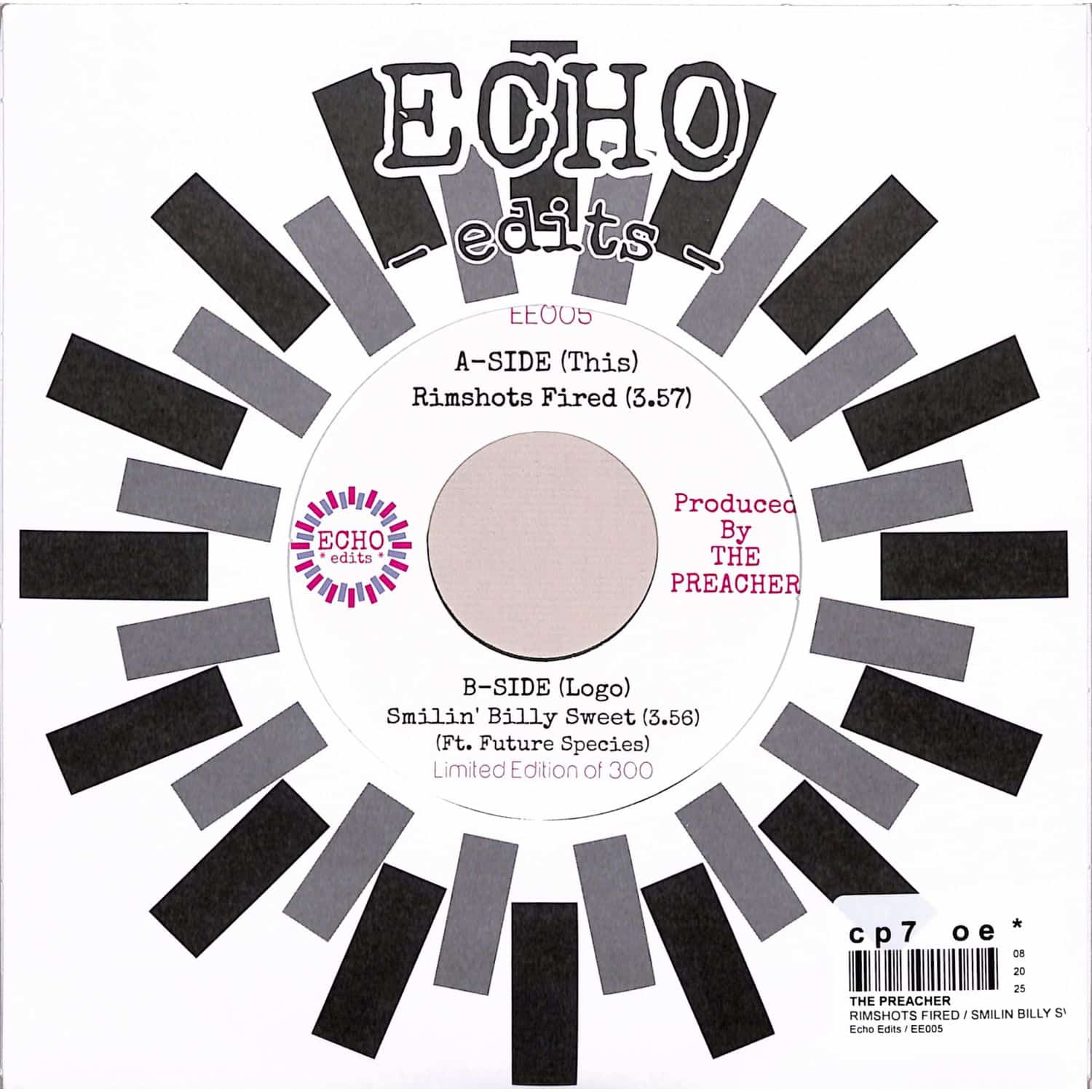 The Preacher - RIMSHOTS FIRED / SMILIN BILLY SWEET 