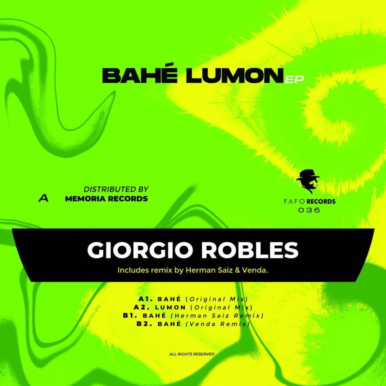 Giorgio Robles - BAHE LUMON EP