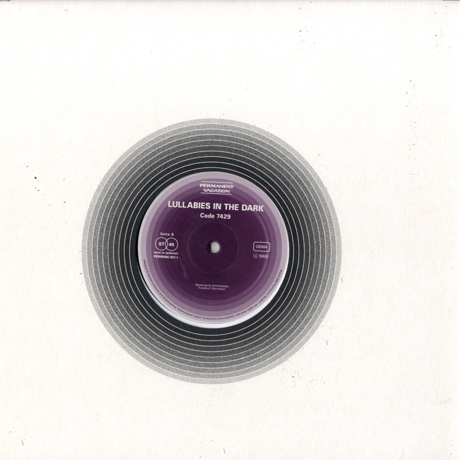 Lullabies In The Dark - SONG FOR MARIE AND ELISE / CODE 7429