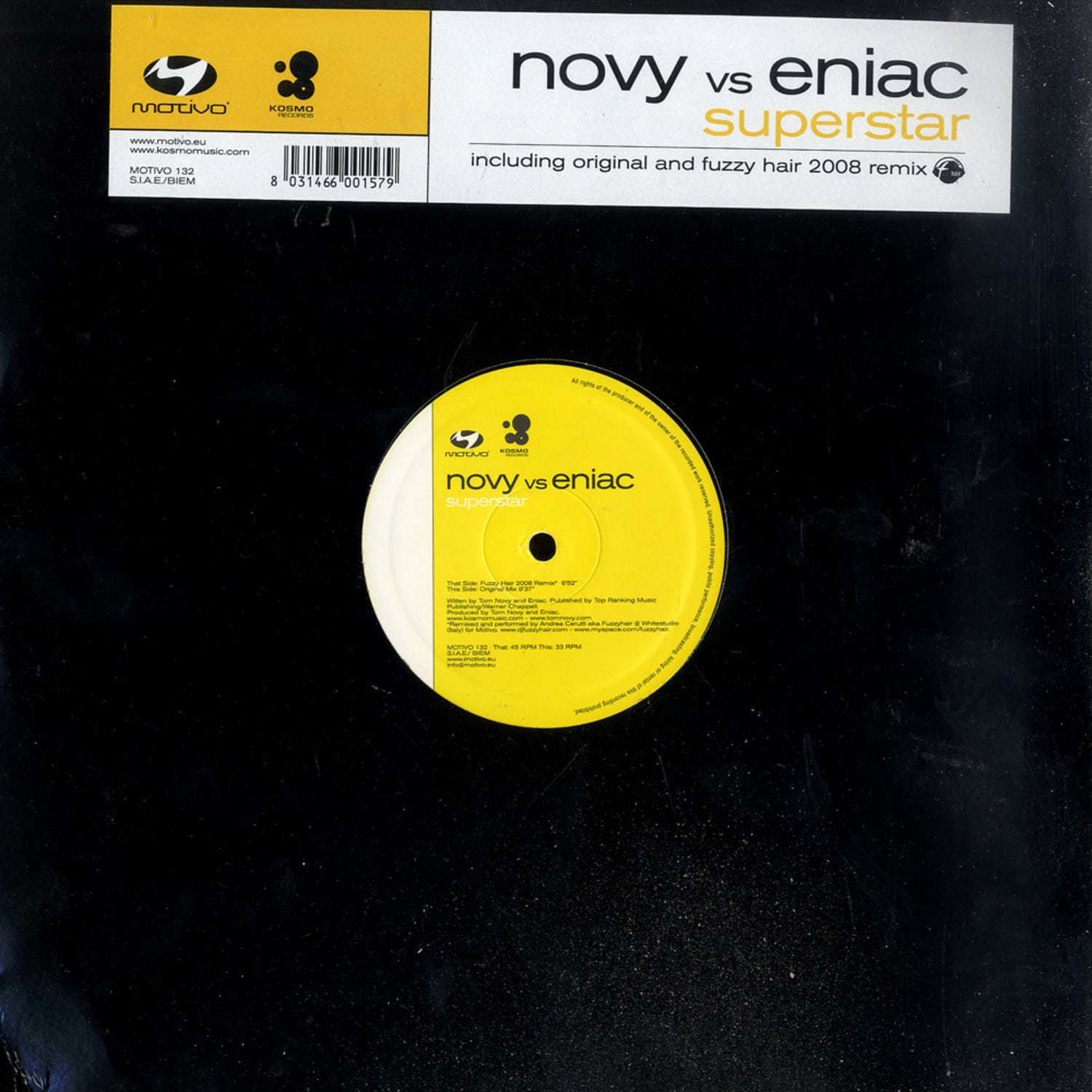 Tom Novy vs. Eniac - SUPERSTAR