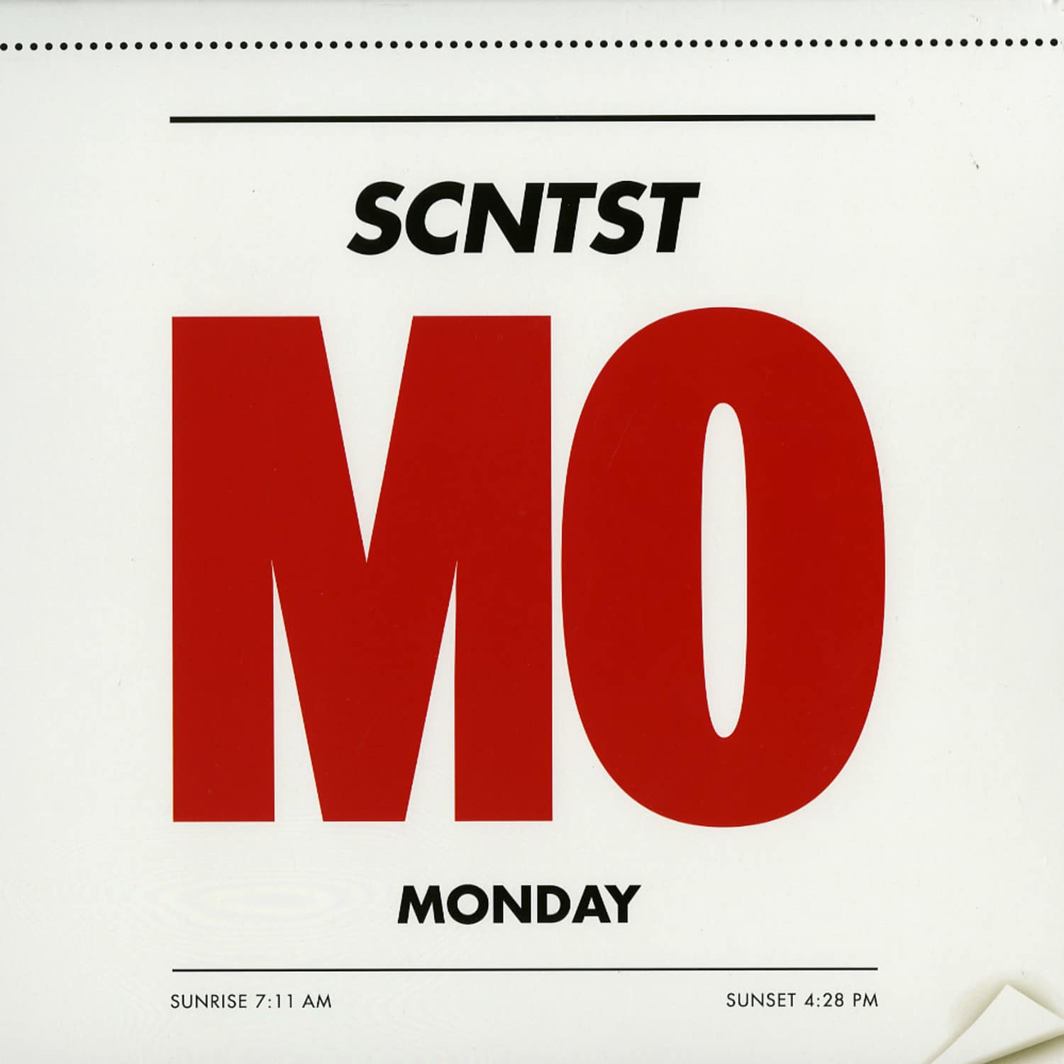 SCNTST - MONDAY