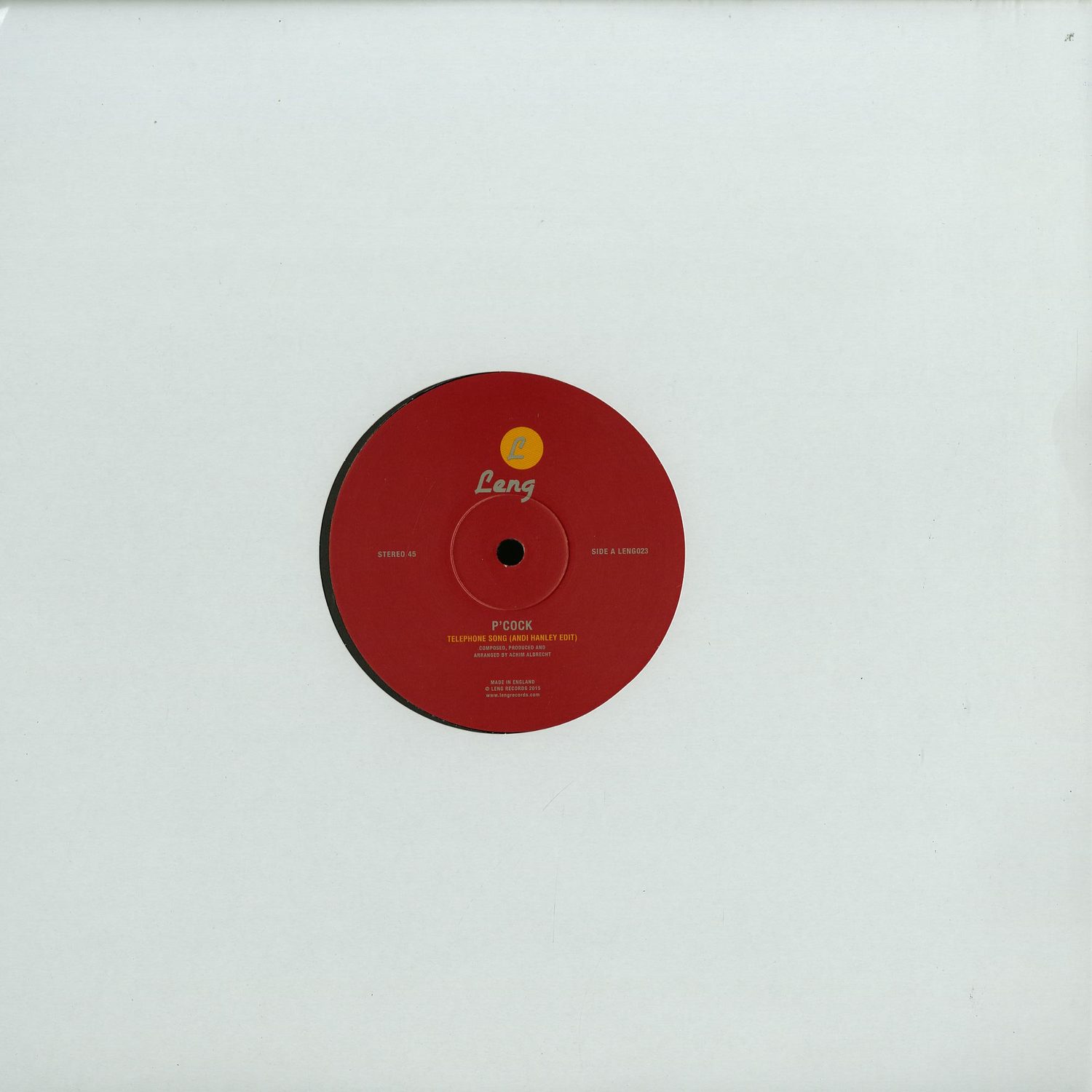 PCock / Francis Lai - TELEPHONE SONG / YOUNG FREEDOM 