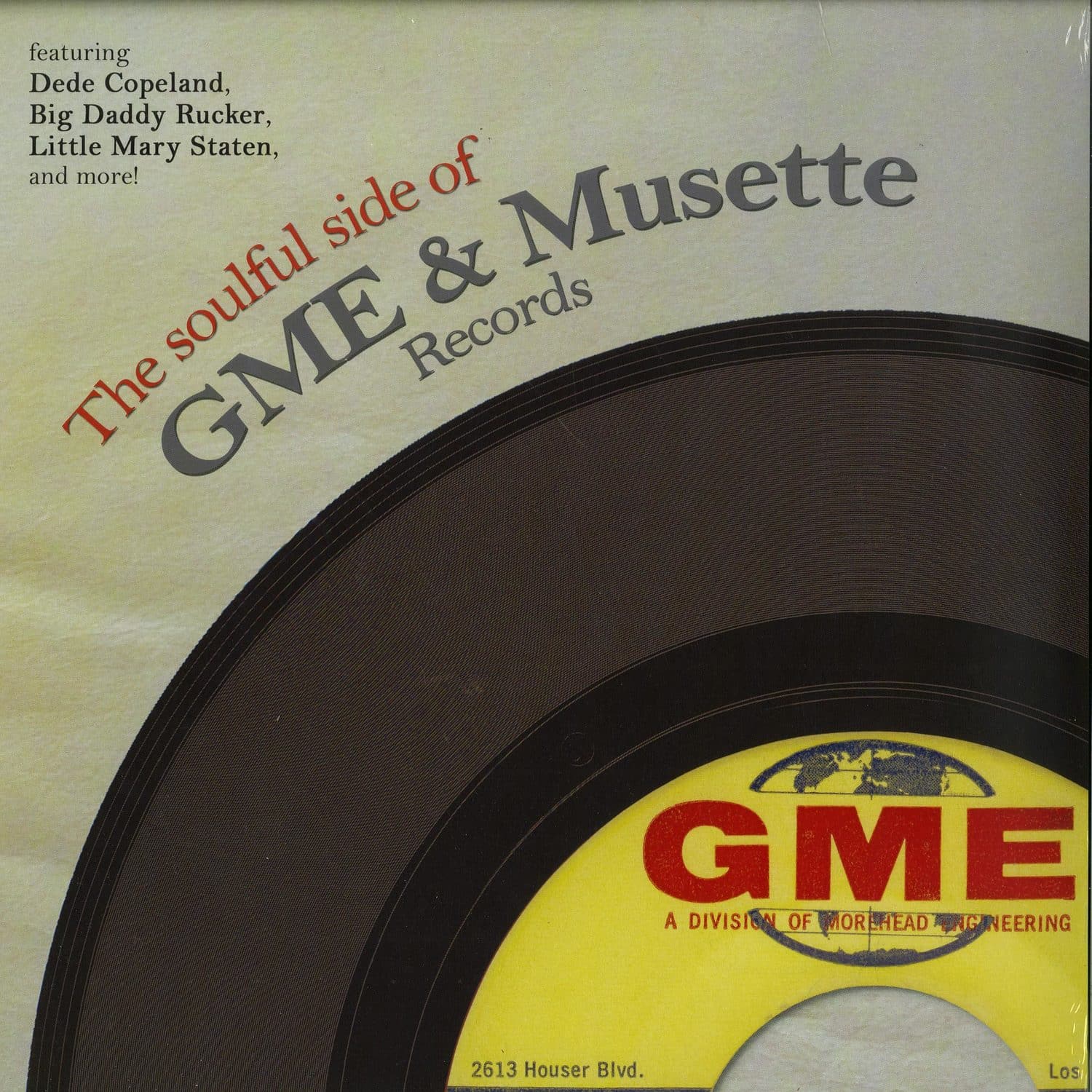 Various Artists - THE SOULFUL SIDE OF GME & MUSETTE RECORDS 