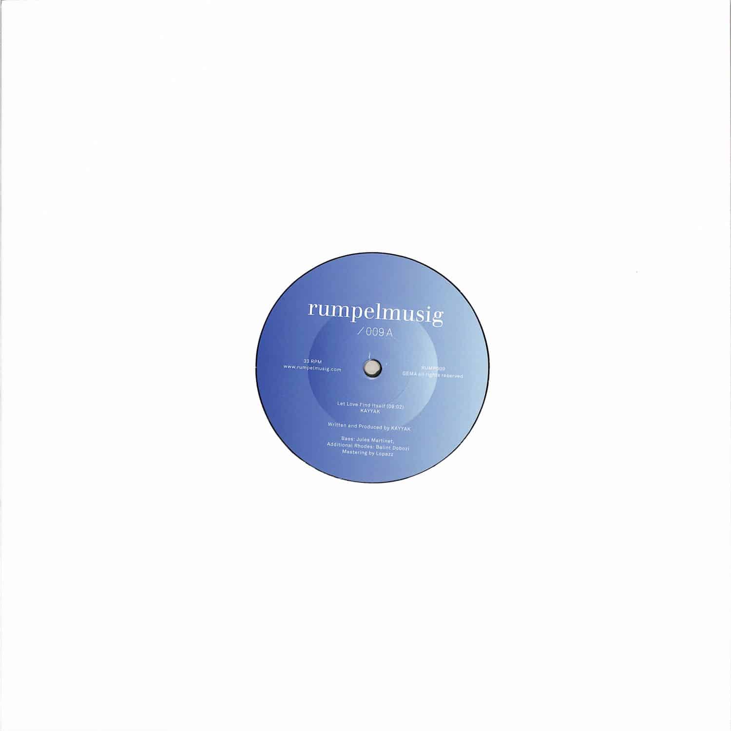 KAYYAK & Kalabrese - LET LOVE FIND ITSELF / YOU BLOW MY MIND