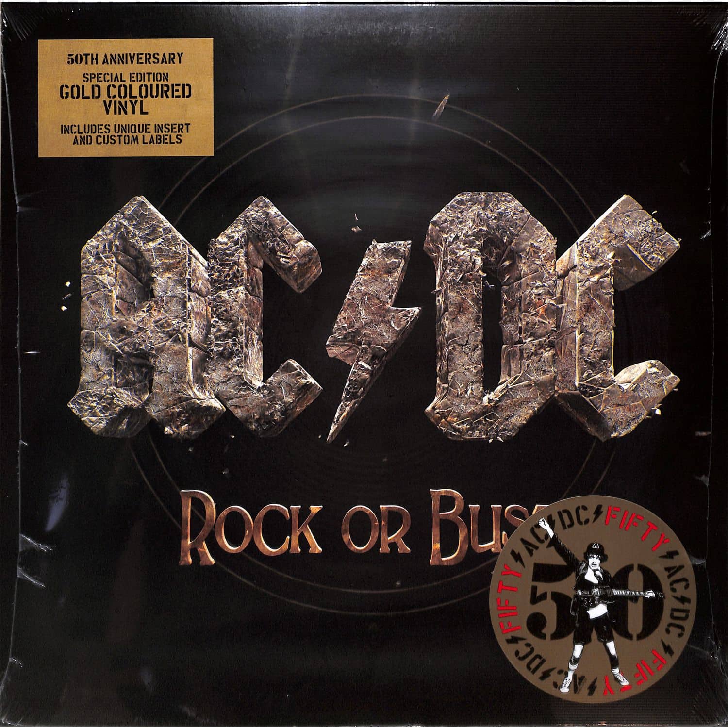 AC / DC - ROCK OR BUST / GOLDEN VINYL 