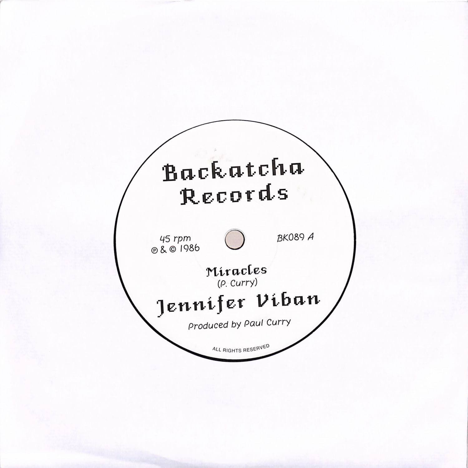 Jennifer Viban - MIRACLES / HOW CAN I GET TO KNOW YOU 