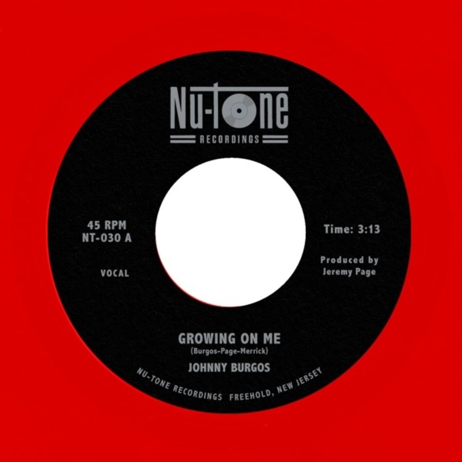 Johnny Burgos - GROWING ON ME / READY 45 