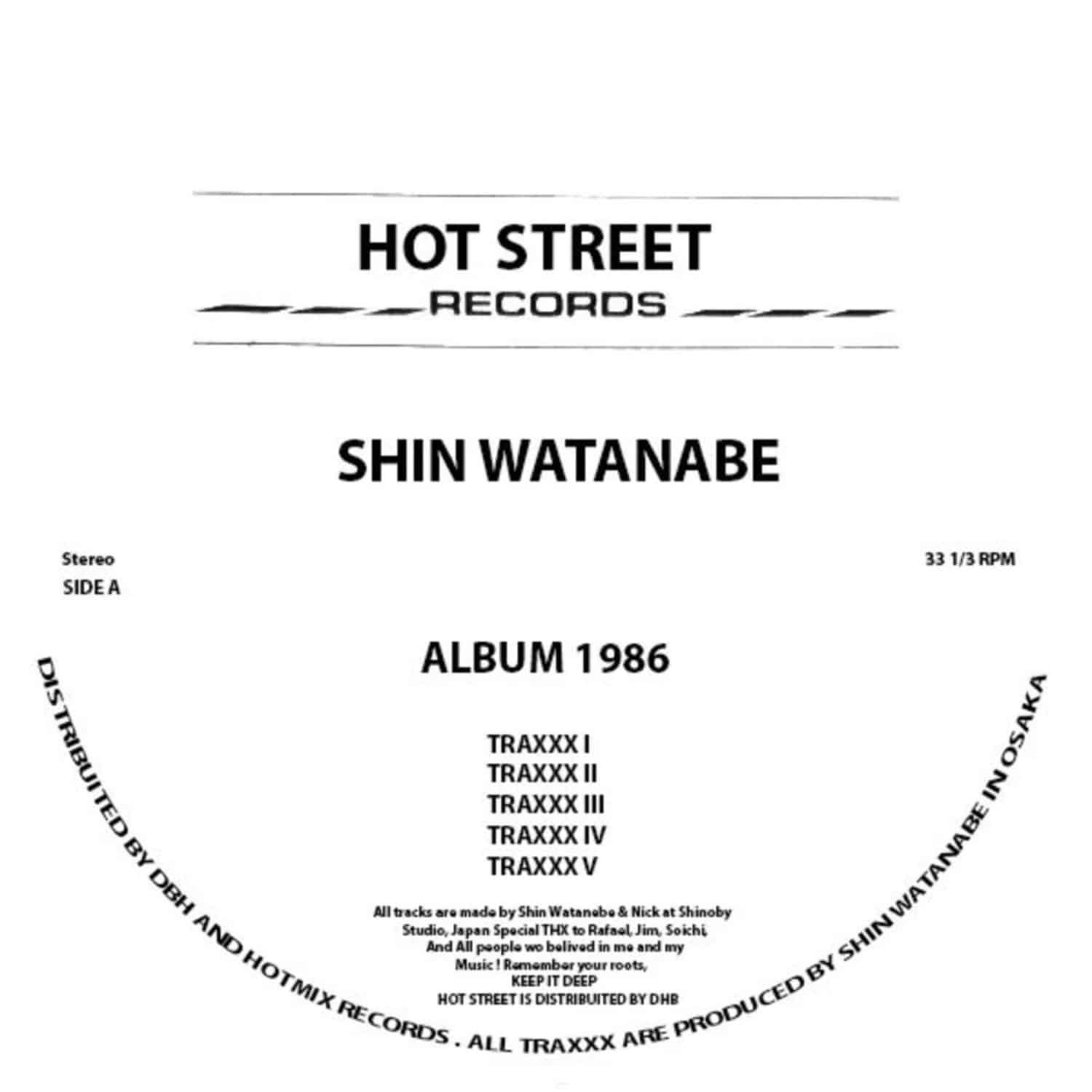 Shin Watanabe - ALBUM 1986 