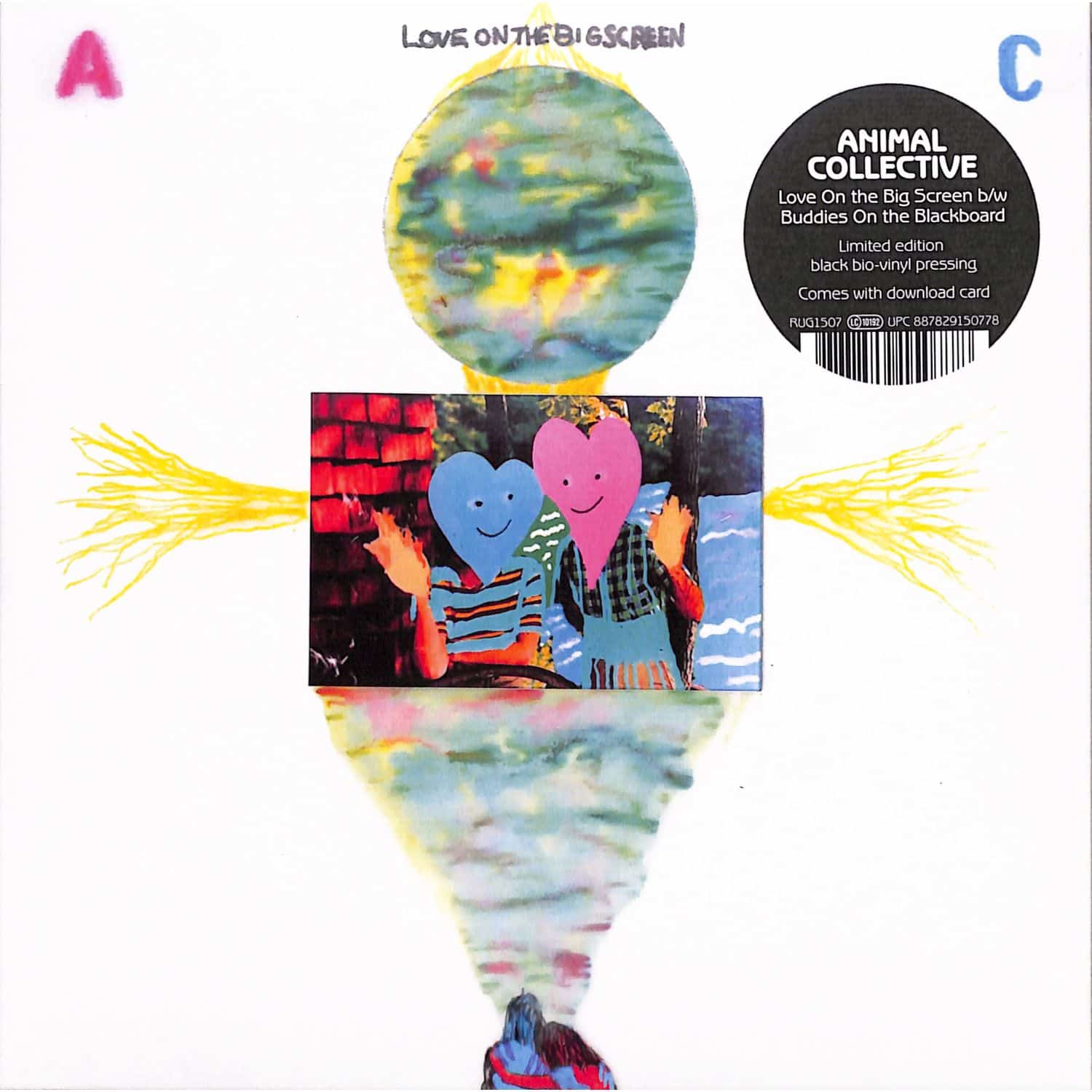 Animal Collective - LOVE ON THE BIG SCREEN / BUDDIES ON THE BLACKBOARD 